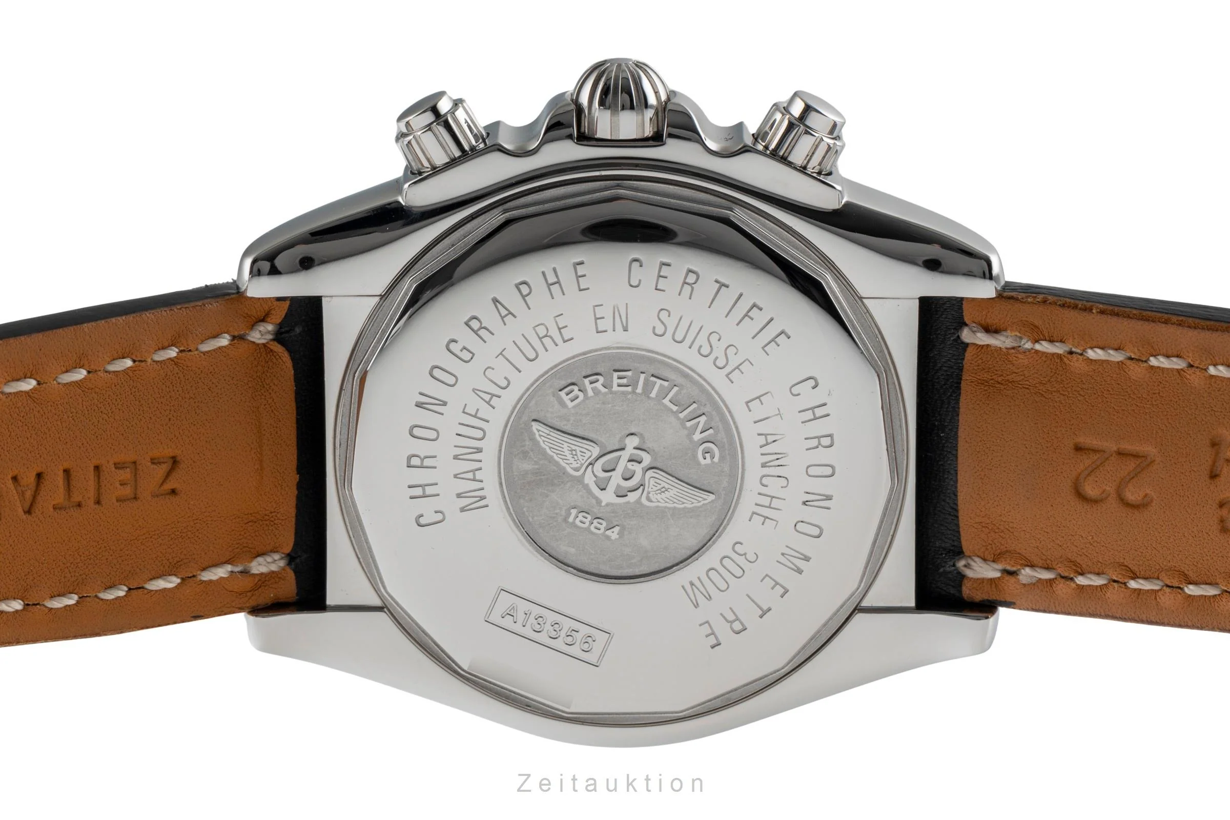 Breitling Evolution chronograph steel automatic men's watch A13356  A156B19PA  [2503388] - Image 12