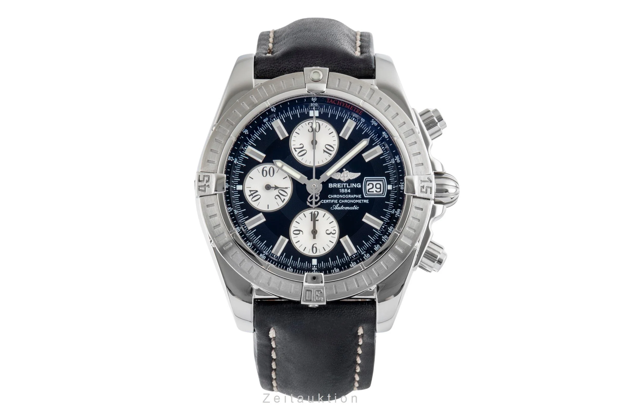 Breitling Evolution chronograph steel automatic men's watch A13356  A156B19PA  [2503388] - Image 5