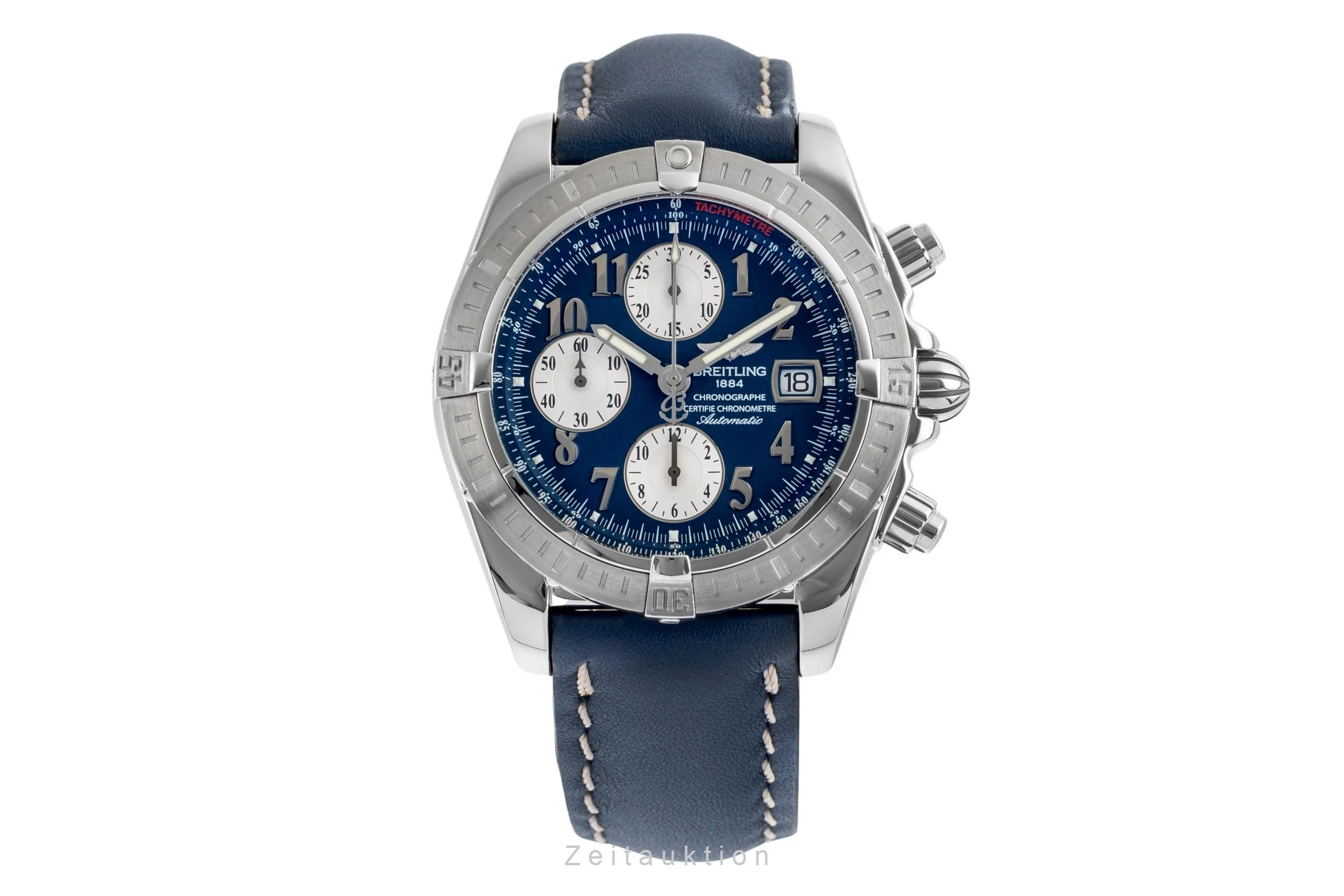 Breitling Evolution chronograph steel automatic men's watch A13356  A156C47PA  [2503386] - Image 5