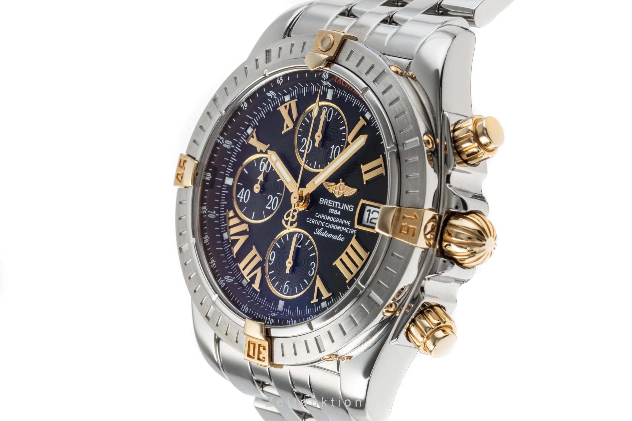 Breitling Evolution chronograph steel / gold automatic men's watch B13356 LP: 9300EUR  [2204381] - Image 11