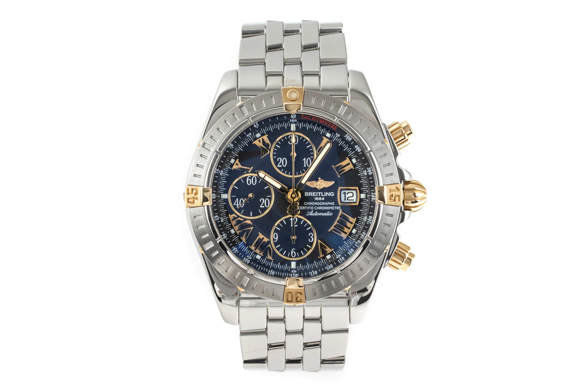 Breitling Evolution chronograph steel / gold automatic men's watch B13356 LP: 9300EUR  [2204381] - Image 4