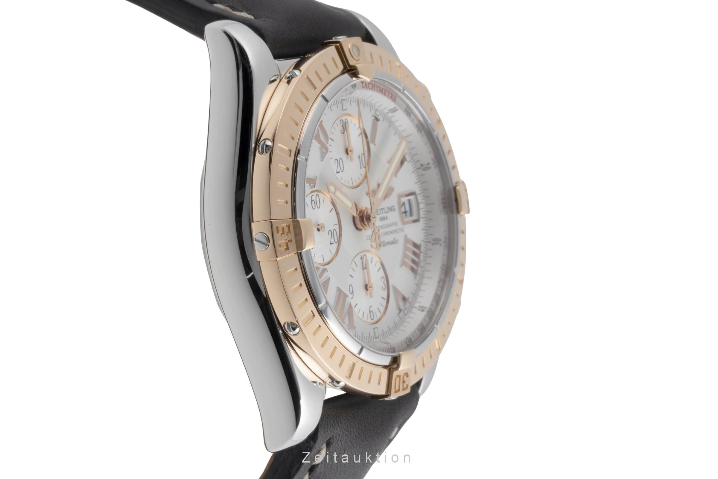 Breitling Evolution chronograph steel / gold automatic men's watch C13356  [2503460] - Image 8