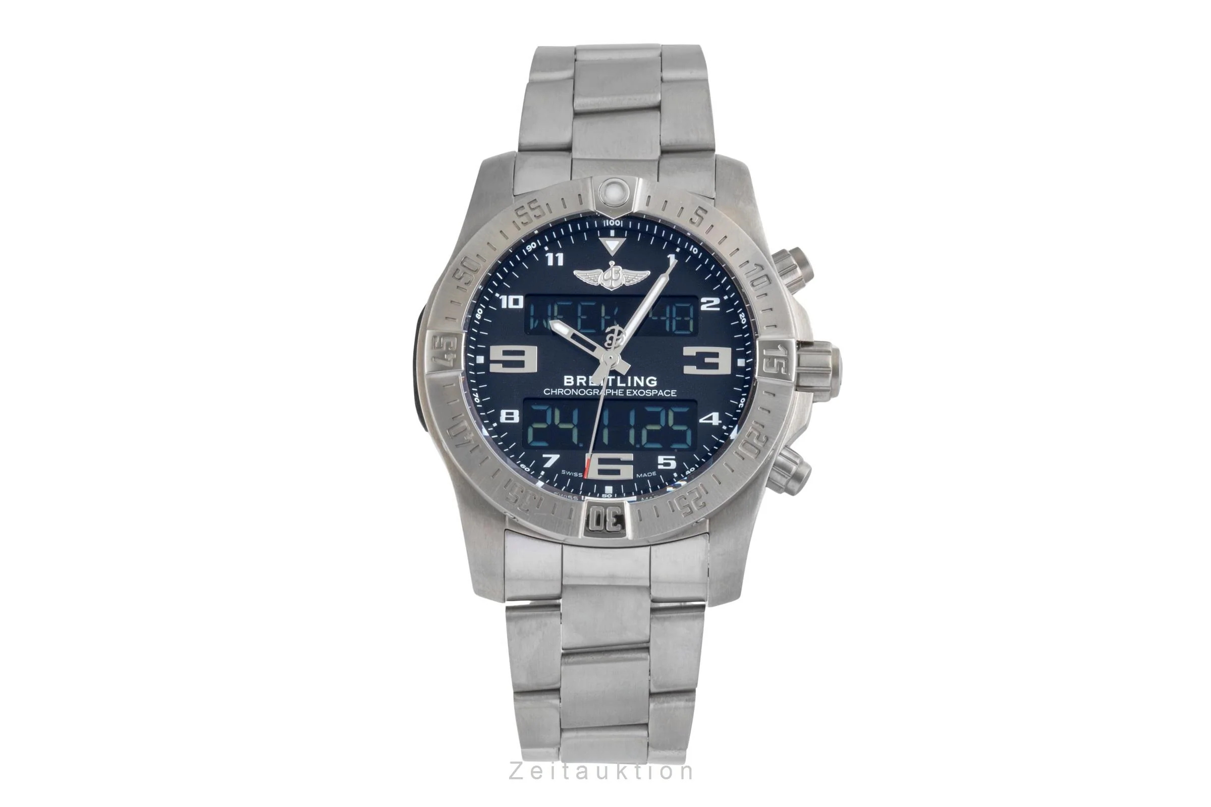 Breitling Exospace chronograph titanium quartz men's watch EB5510H1/BE79  [2505980] - Image 5