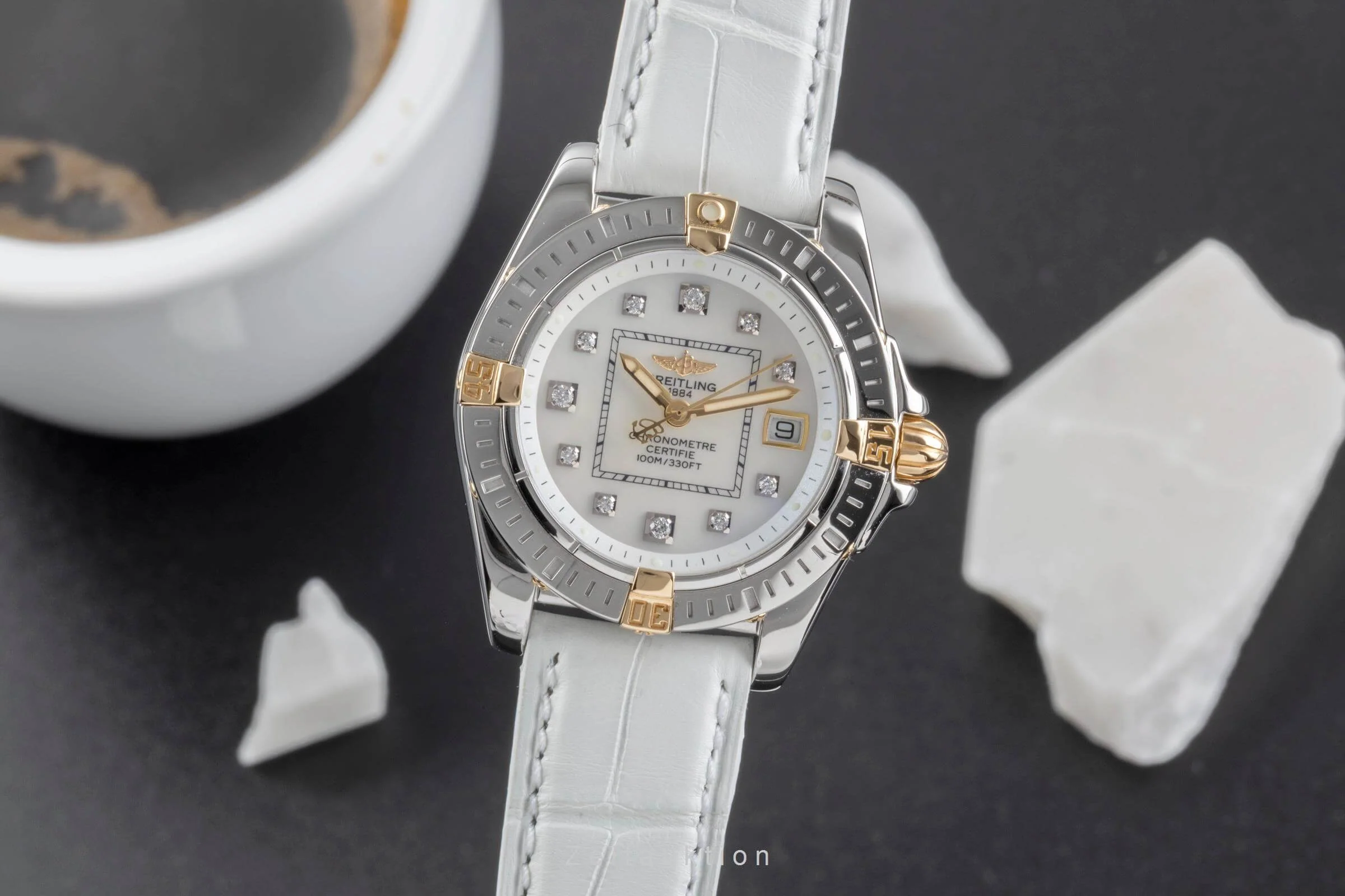Breitling Galactic 32 steel / gold quartz women's watch B71356  [2502149] - Image 2