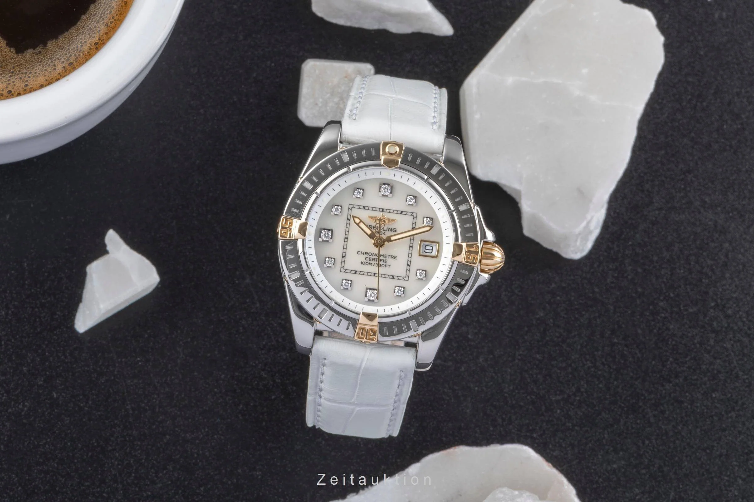 Breitling Galactic 32 steel / gold quartz women's watch B71356  [2502149] - Image 4