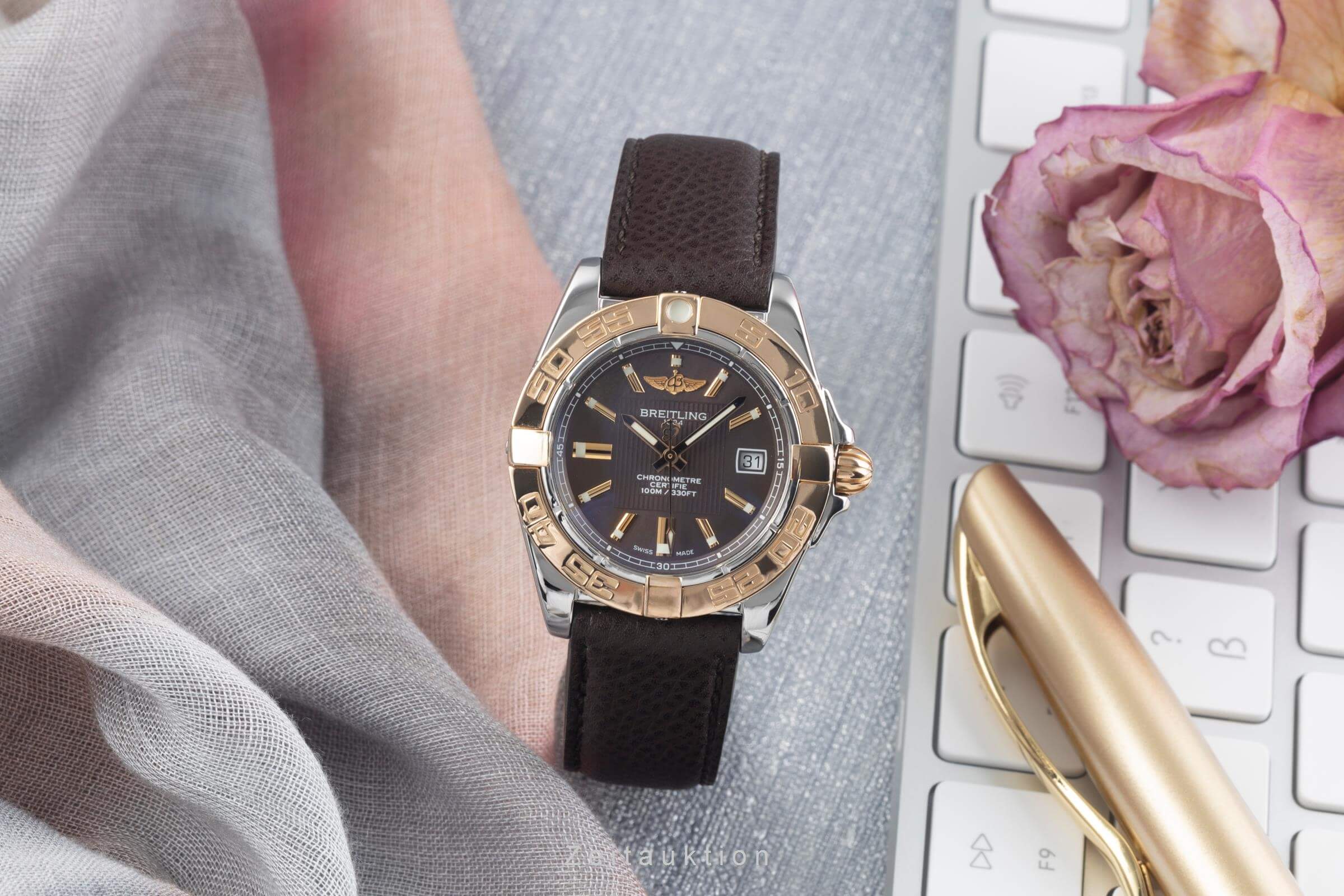 Breitling Galactic 32 steel / gold quartz women's watch C71356  [2500904] - Image 4