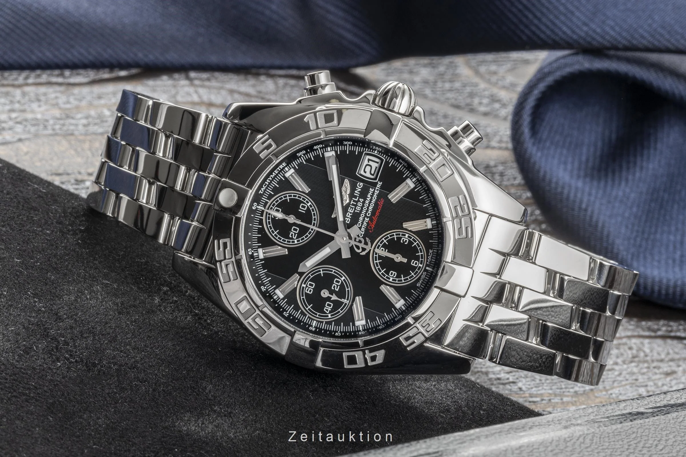 Breitling Galactic chronograph steel automatic men's watch A13358  [2301140] - Image 2