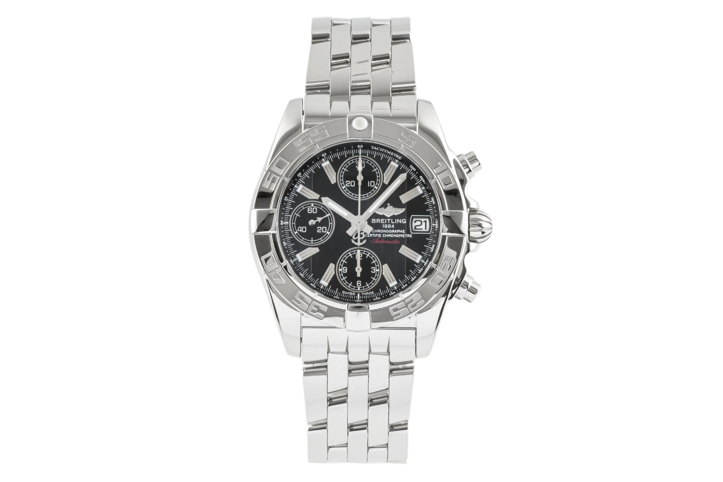 Breitling Galactic chronograph steel automatic men's watch A13358  [2301140] - Image 4