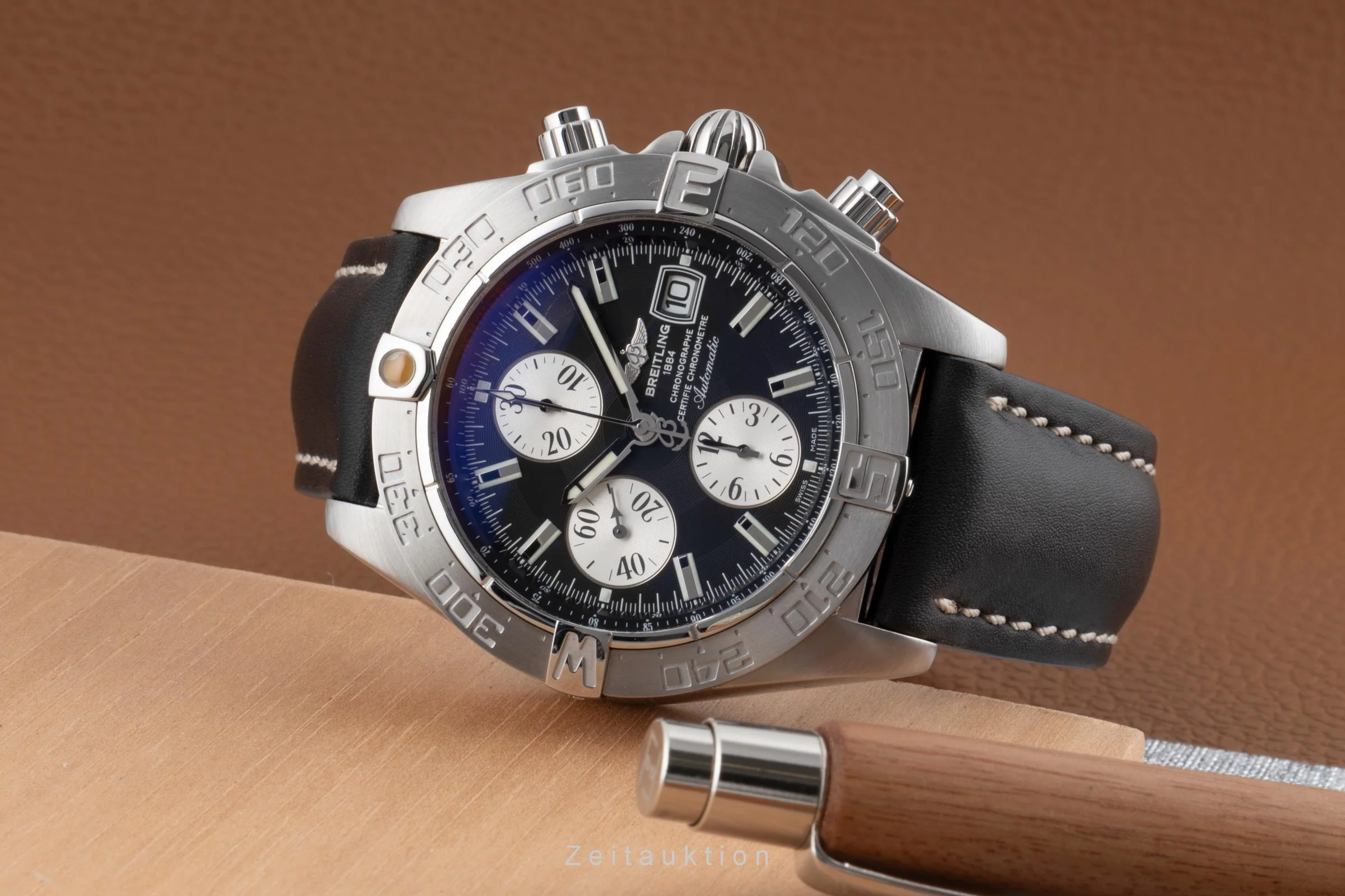 Breitling Galactic chronograph steel automatic men's watch A13364  [2503999] - Image 3