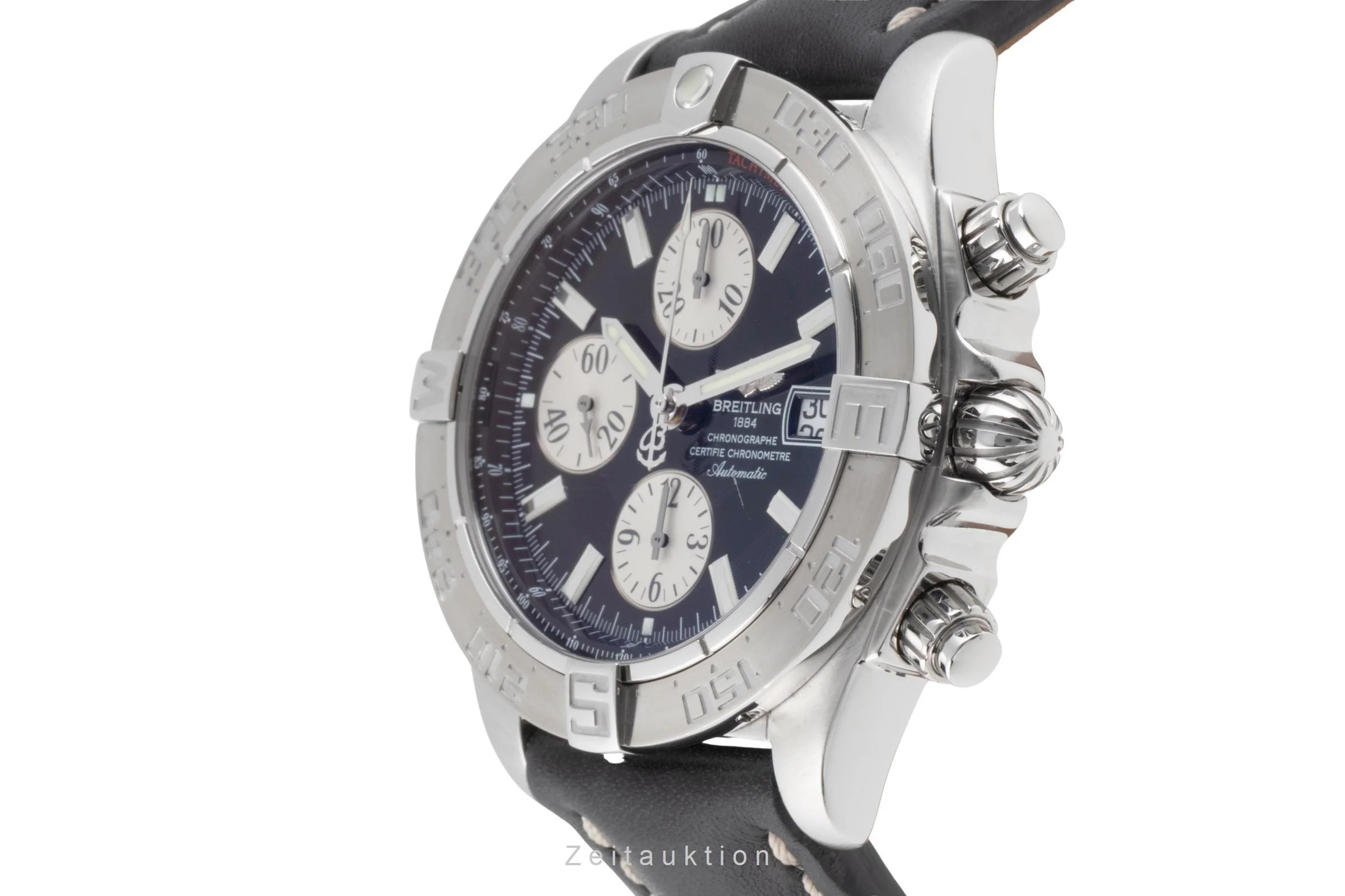 Breitling Galactic chronograph steel automatic men's watch A13364  A131B19PS  [2504147] - Image 7