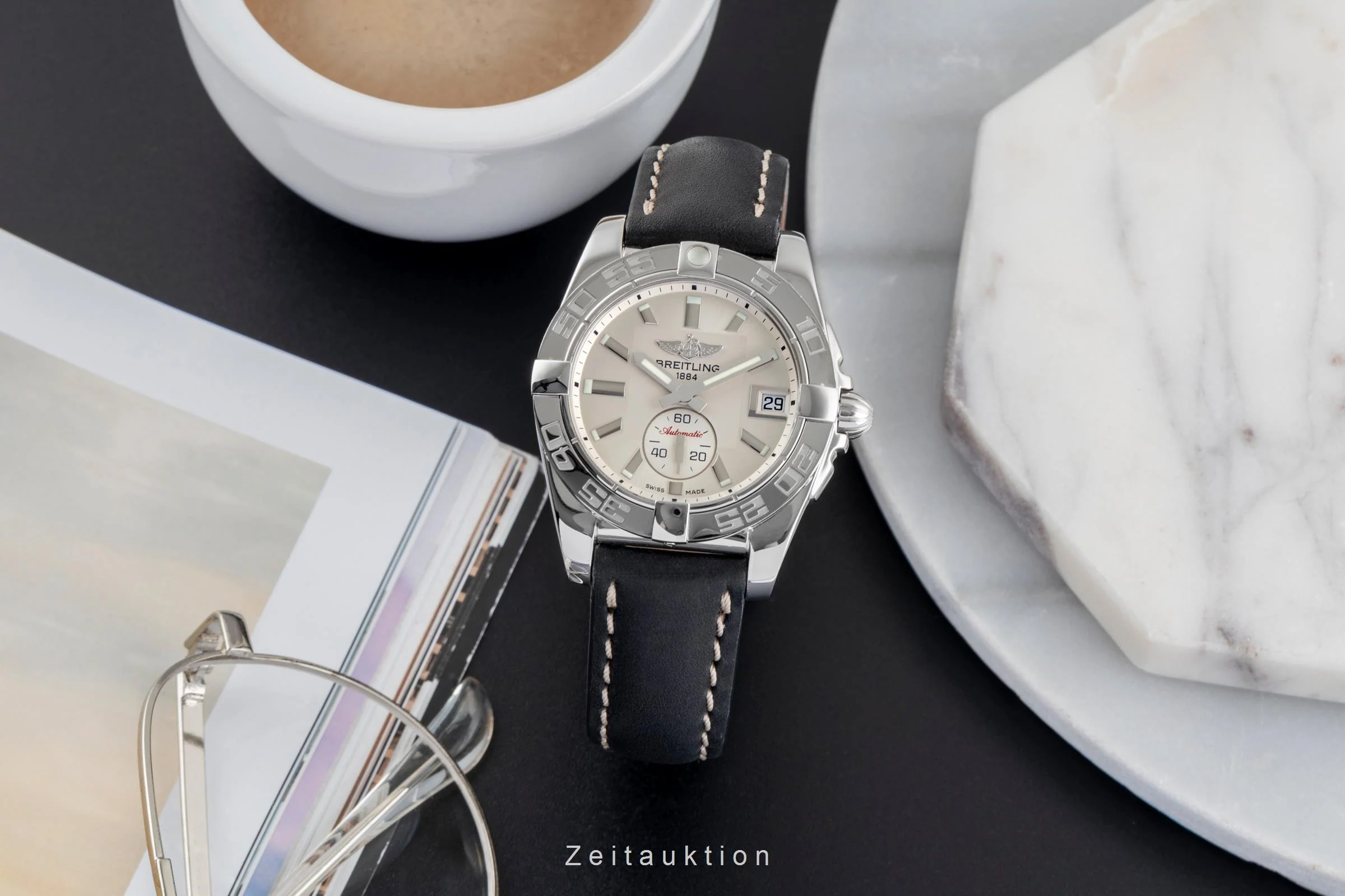 Breitling Galactic steel automatic men's watch A37330  [2503378] - Image 4