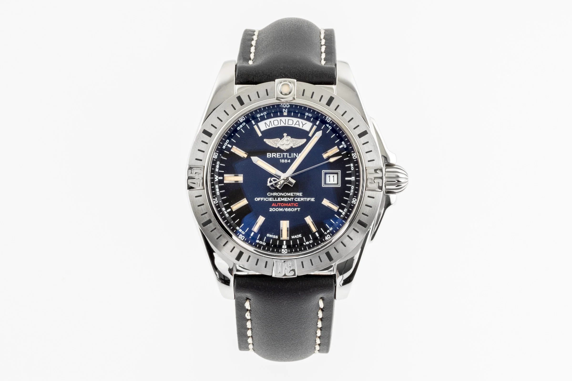 Breitling Galactic steel automatic men's watch A45320  [2302476] - Image 4