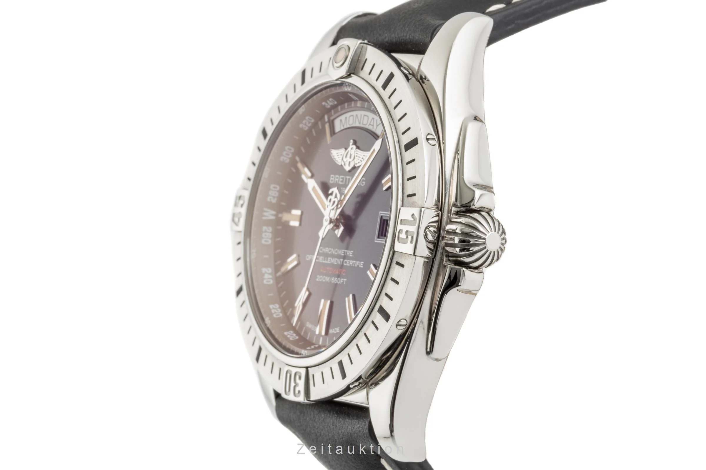 Breitling Galactic steel automatic men's watch A45320  [2302476] - Image 6