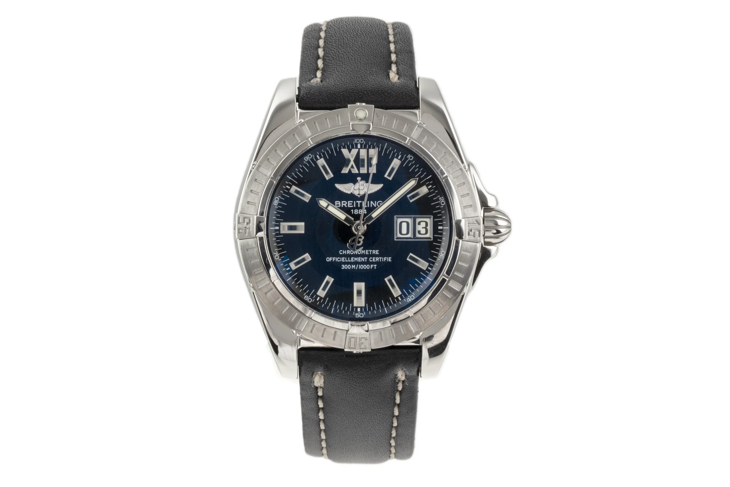 Breitling Galactic steel automatic men's watch A49350  [2206848] - Image 4