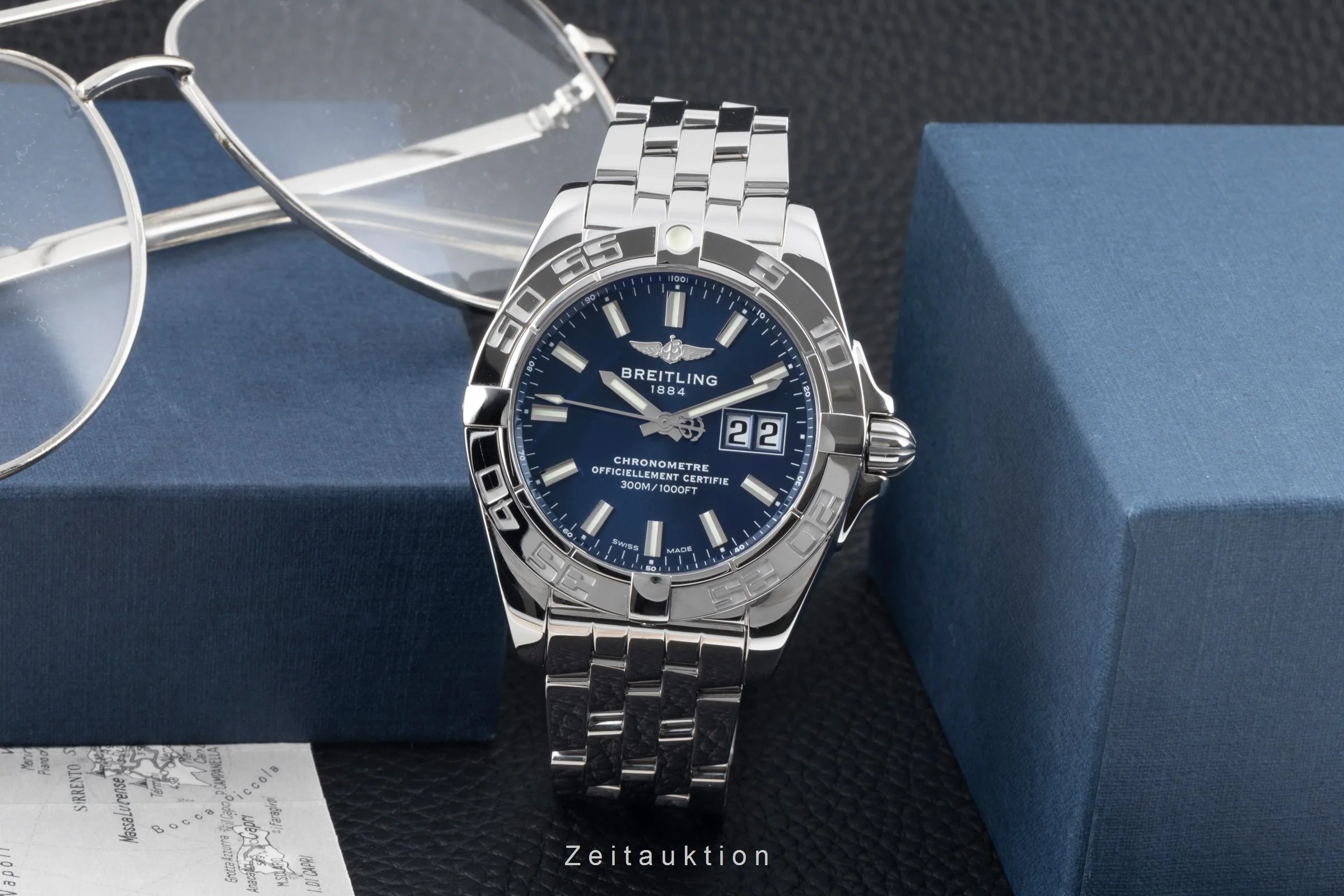 Breitling Galactic steel automatic men's watch A49350L2/C929  [2507375] - Image 4