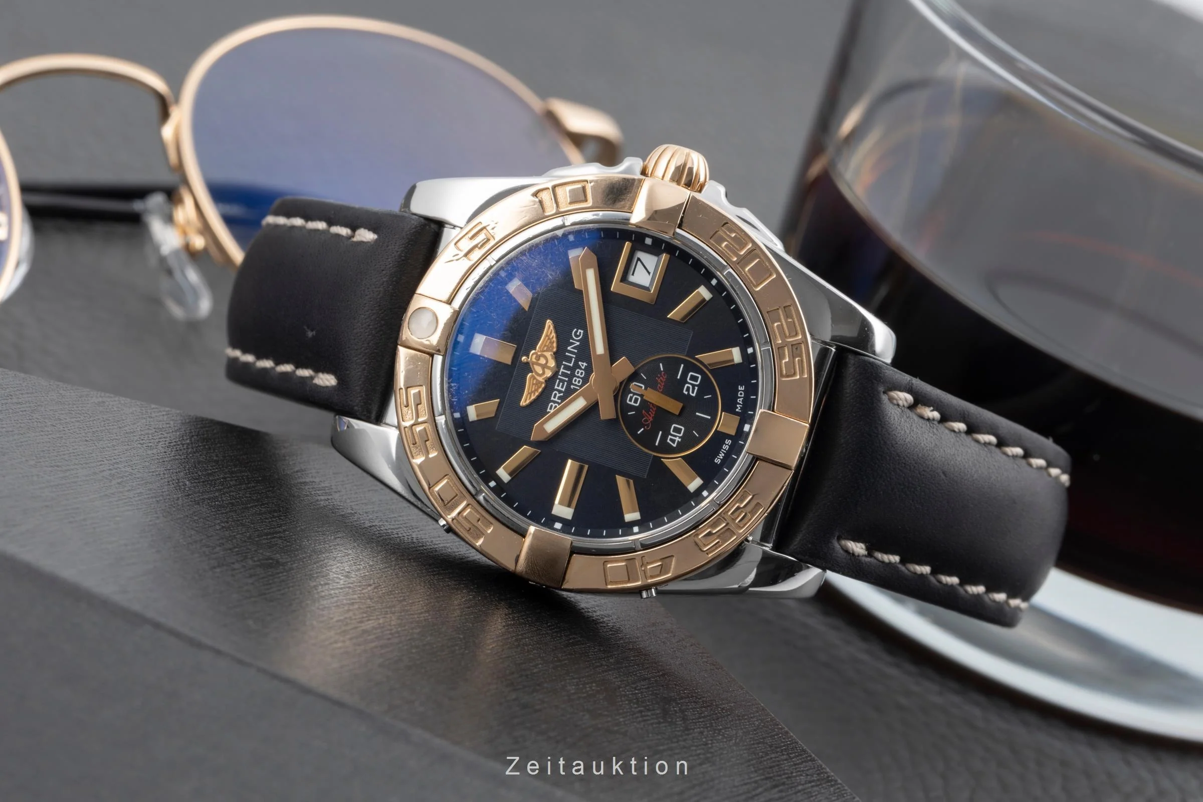 Breitling Galactic steel / gold automatic men's watch C37330  [2504696] - Image 3