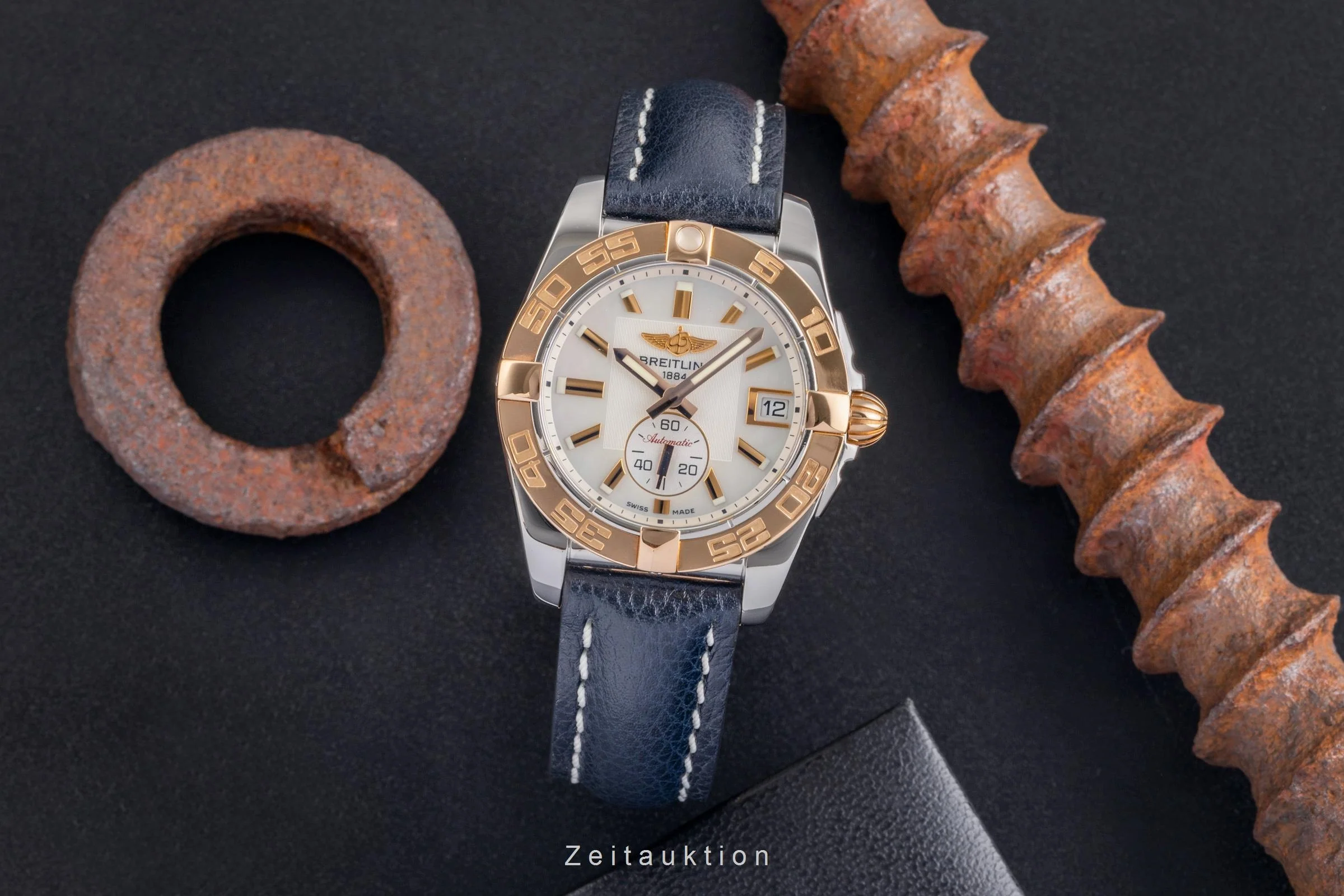 Breitling Galactic steel / gold automatic unisex C37330  [2504001] - Image 4