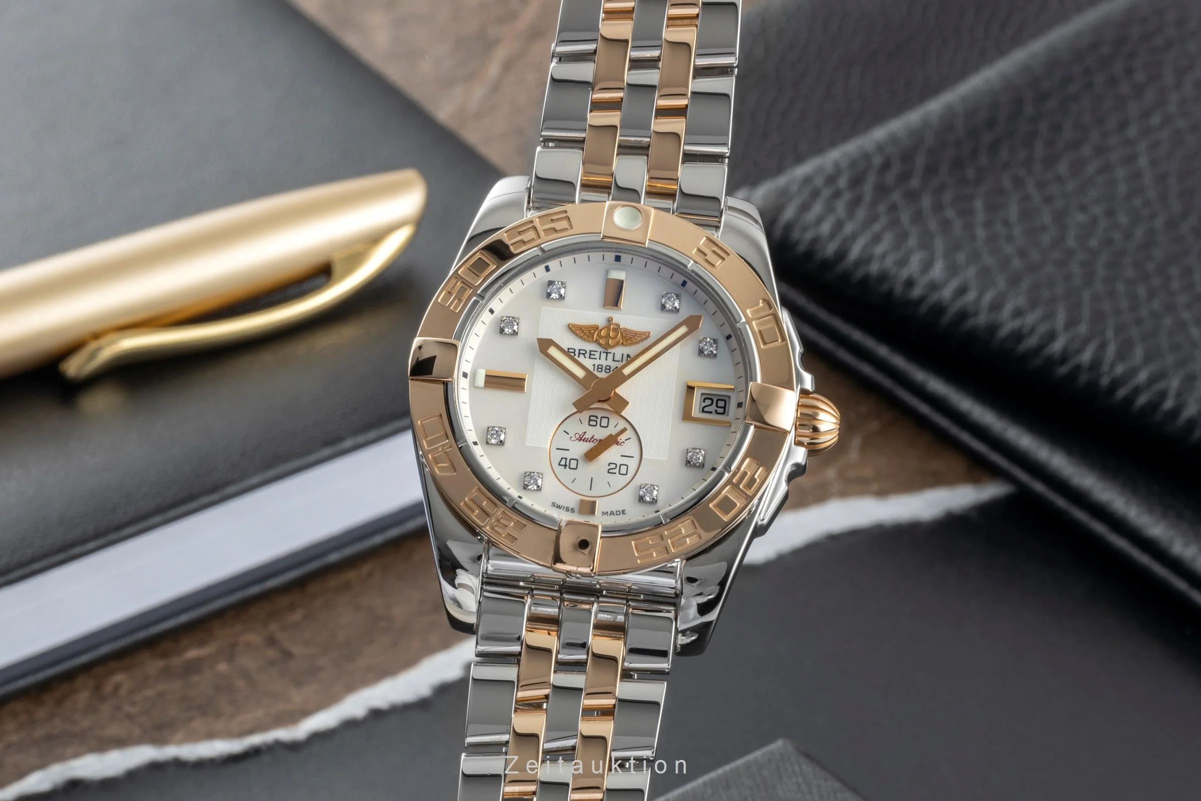 Breitling Galactic steel / gold automatic unisex C37330	  [2506792] - Image 2