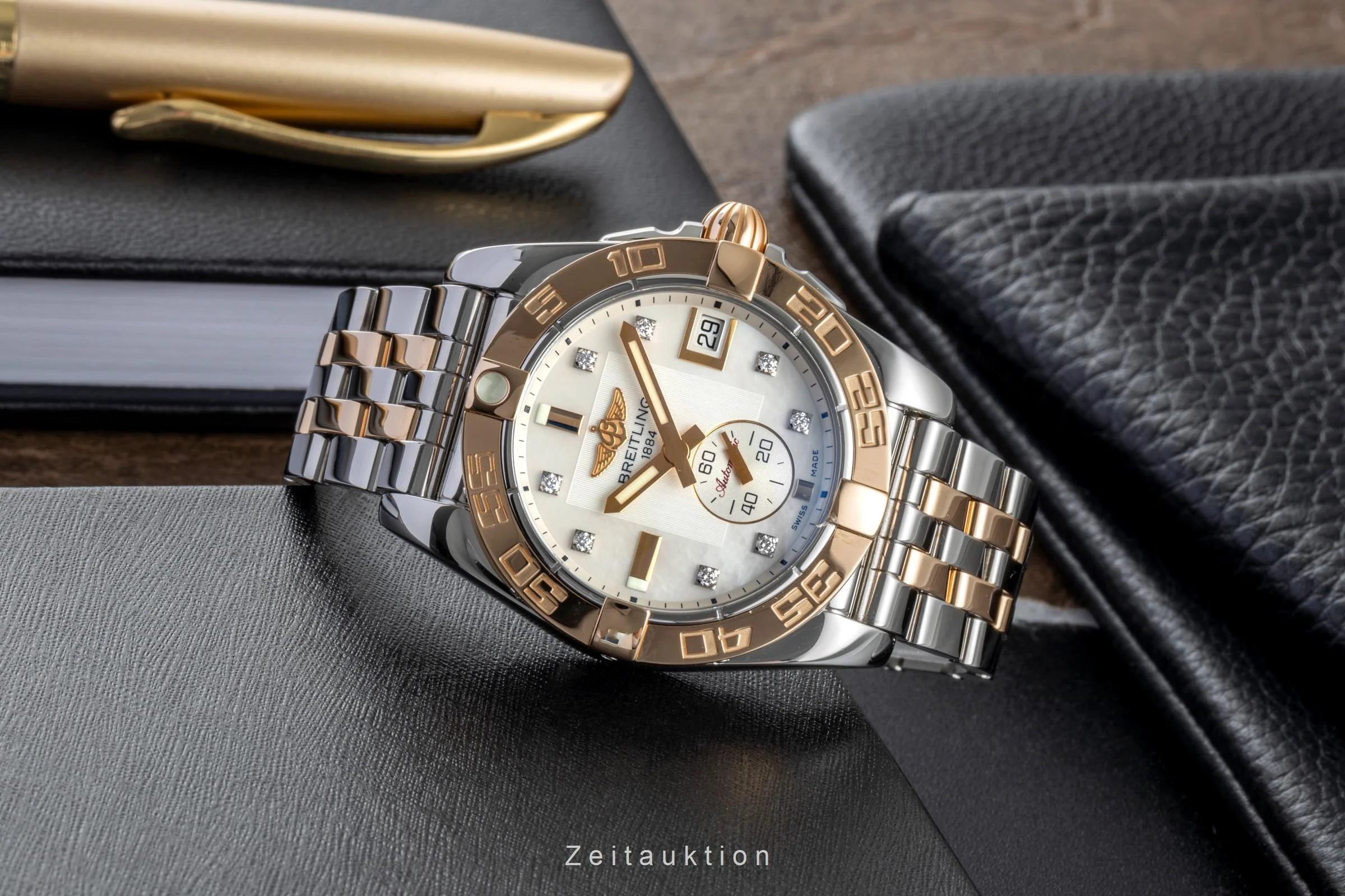 Breitling Galactic steel / gold automatic unisex C37330	  [2506792] - Image 3