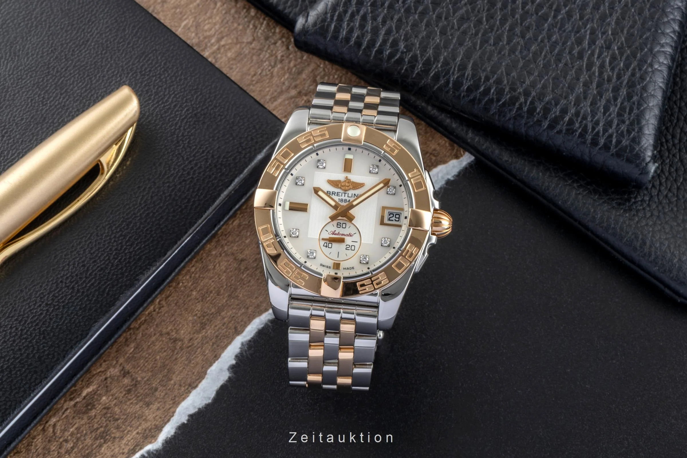 Breitling Galactic steel / gold automatic unisex C37330	  [2506792] - Image 4