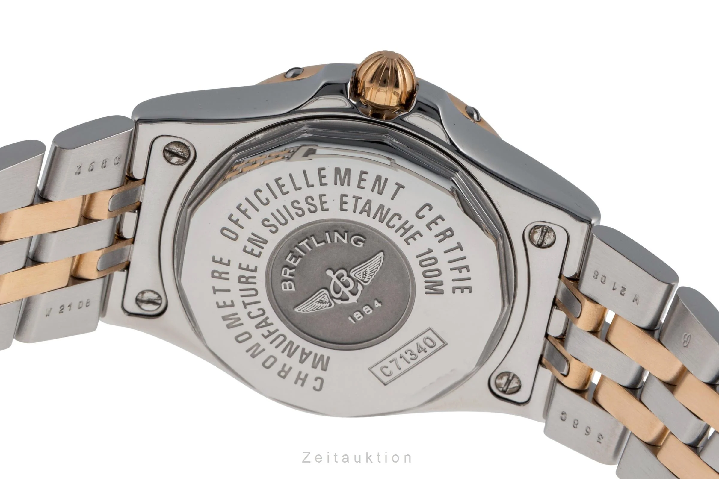Breitling Galactic steel / gold quartz women's watch C71340   [2502076] - Image 11