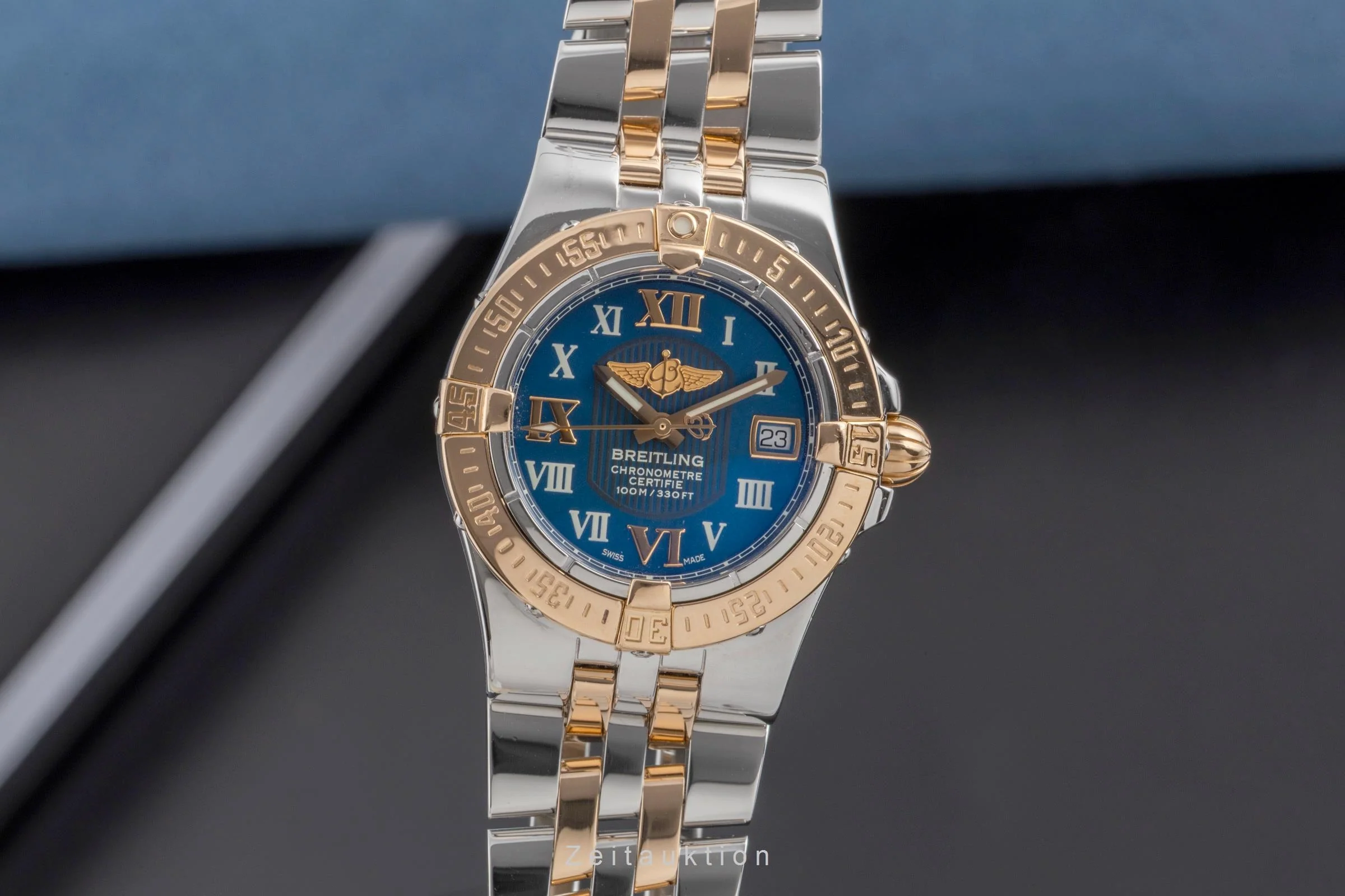 Breitling Galactic steel / gold quartz women's watch C71340   [2502076] - Image 2