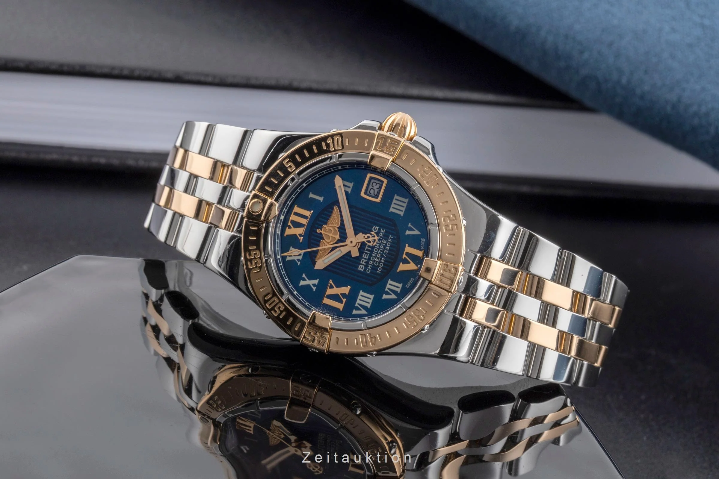 Breitling Galactic steel / gold quartz women's watch C71340   [2502076] - Image 3