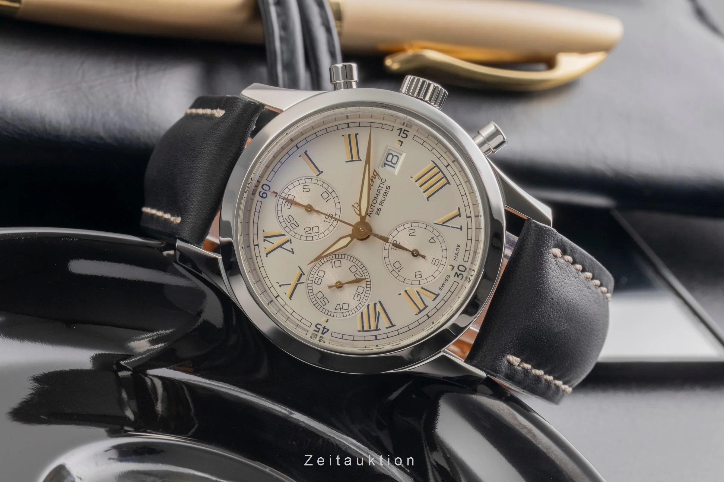 Breitling Grand Premier chronograph steel automatic men's watch A13024.1  [2503448] - Image 3
