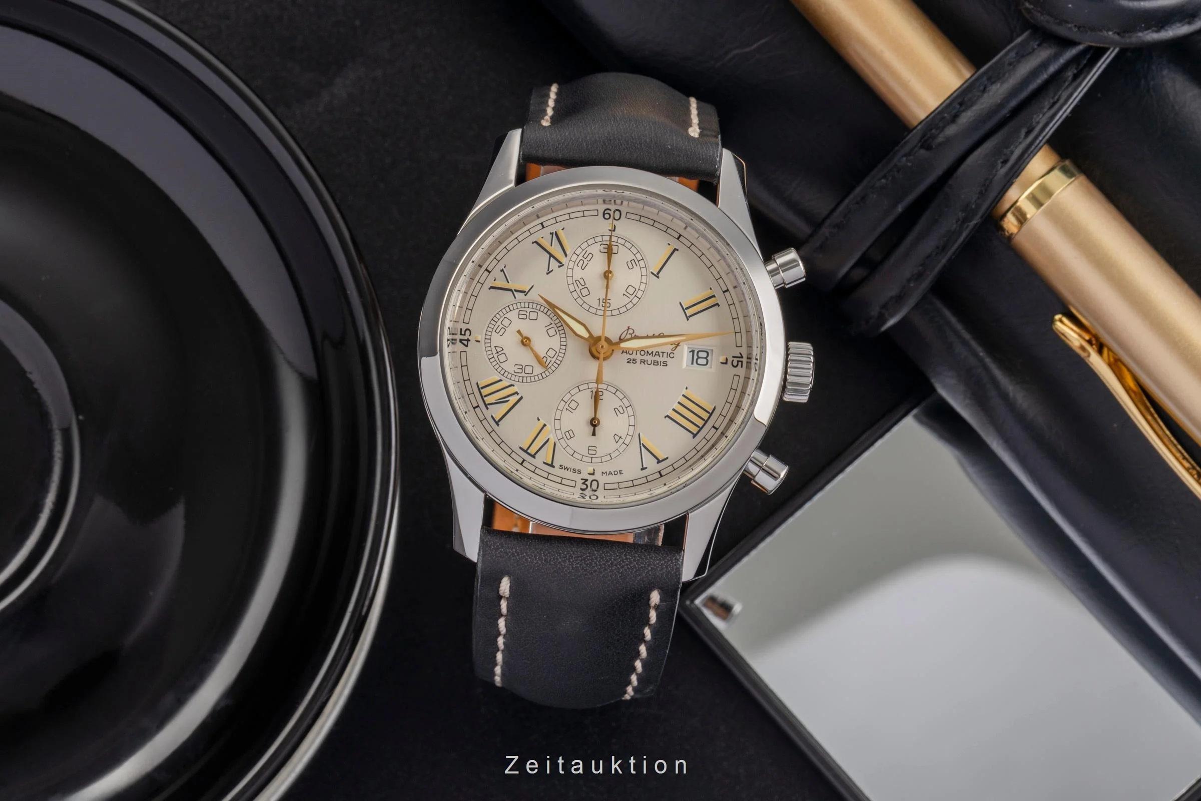 Breitling Grand Premier chronograph steel automatic men's watch A13024.1  [2503448] - Image 4