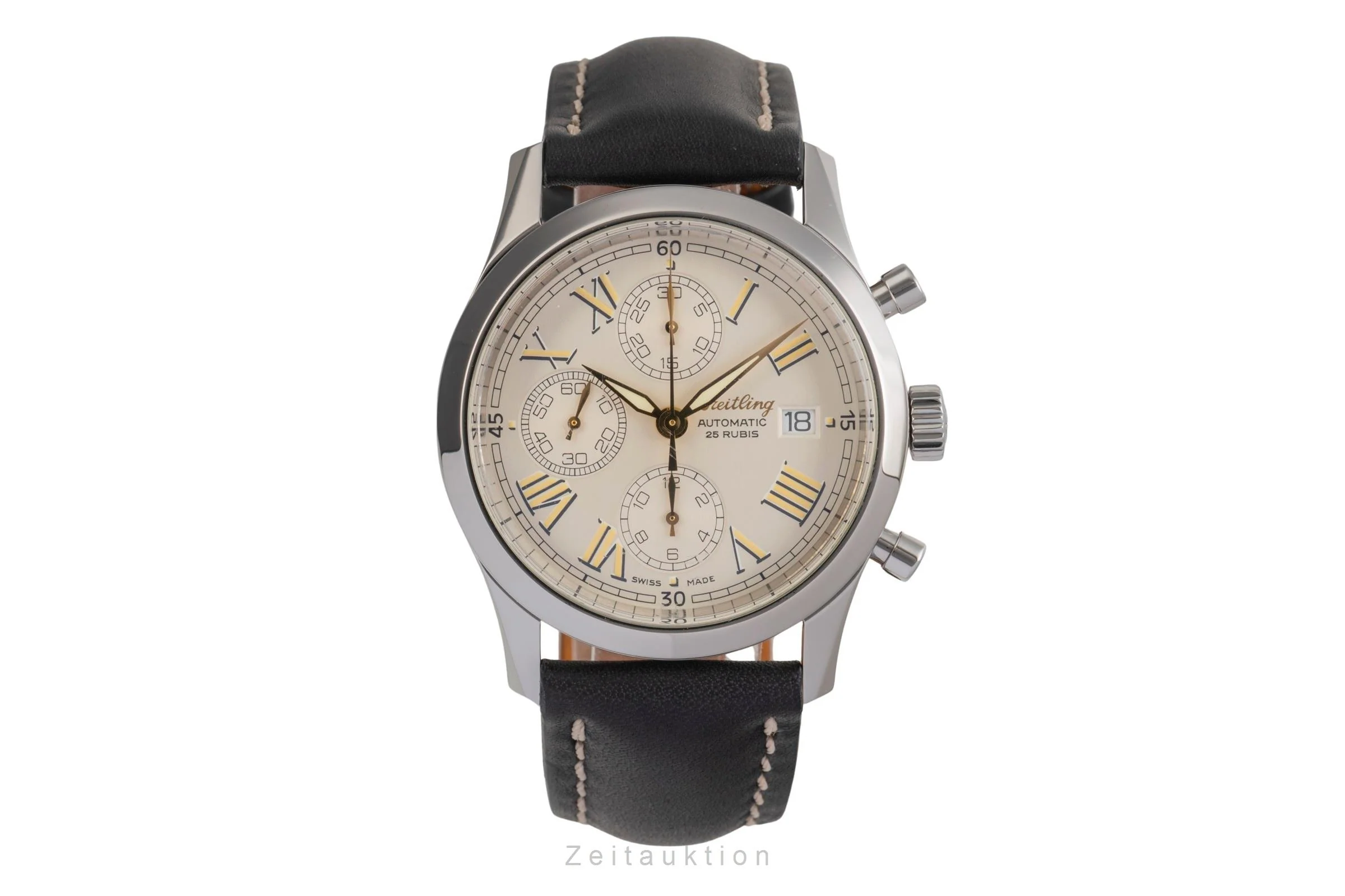 Breitling Grand Premier chronograph steel automatic men's watch A13024.1  [2503448] - Image 5