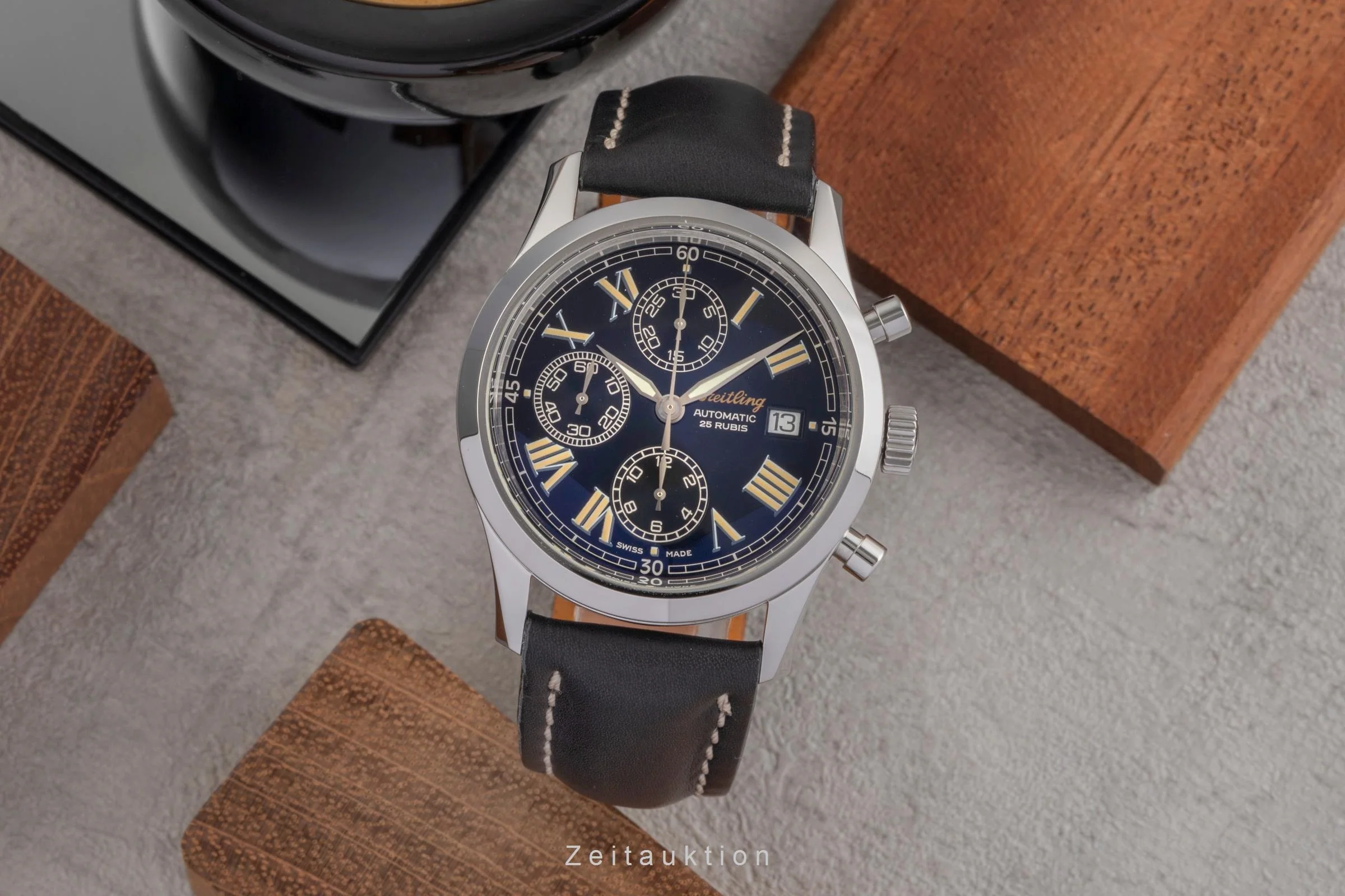 Breitling Grand Premier chronograph steel automatic men's watch A13024.1  [2503782] - Image 4