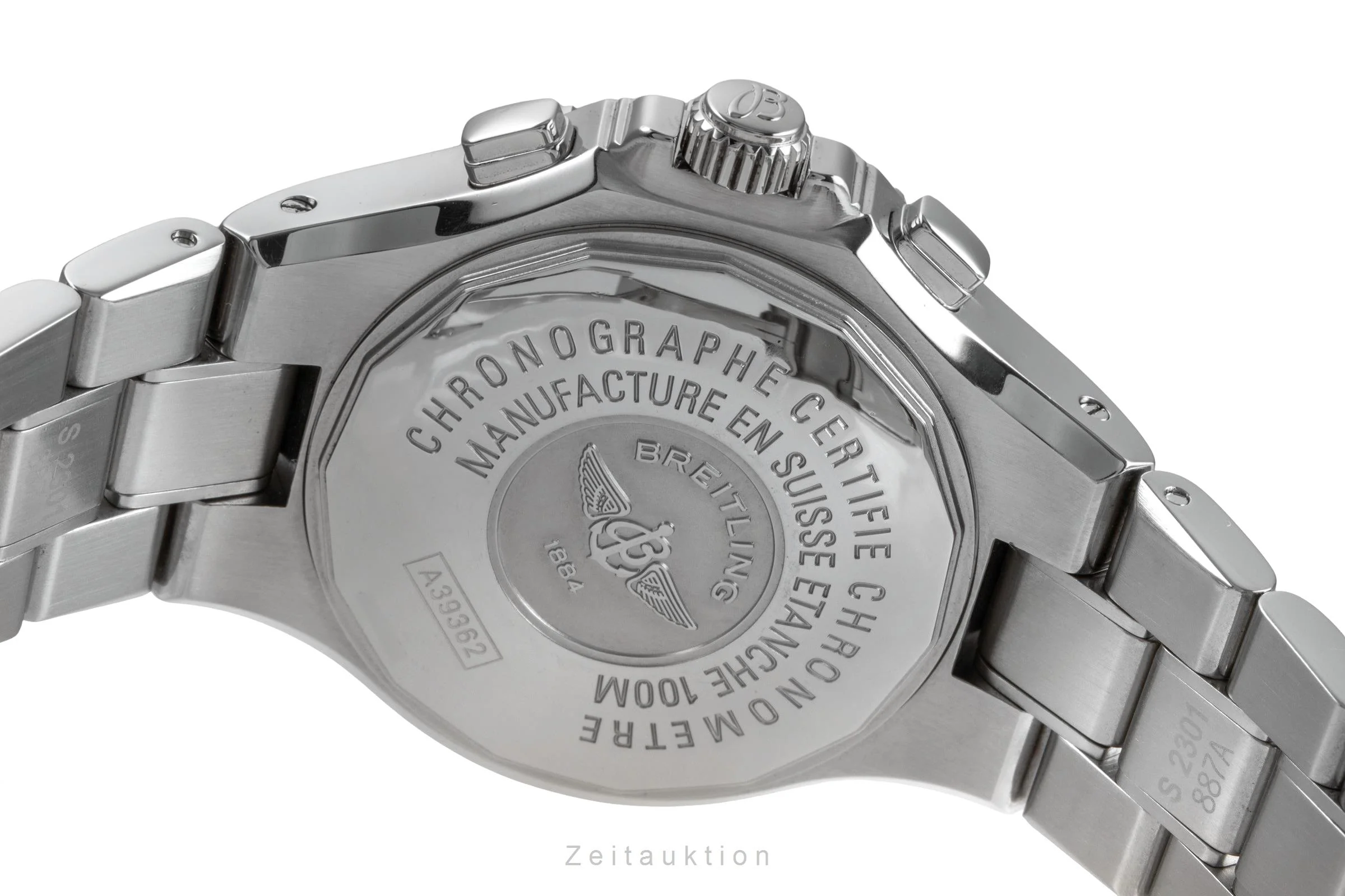 Breitling Hercules chronograph steel automatic men's watch A39362  [2501423] - Image 12
