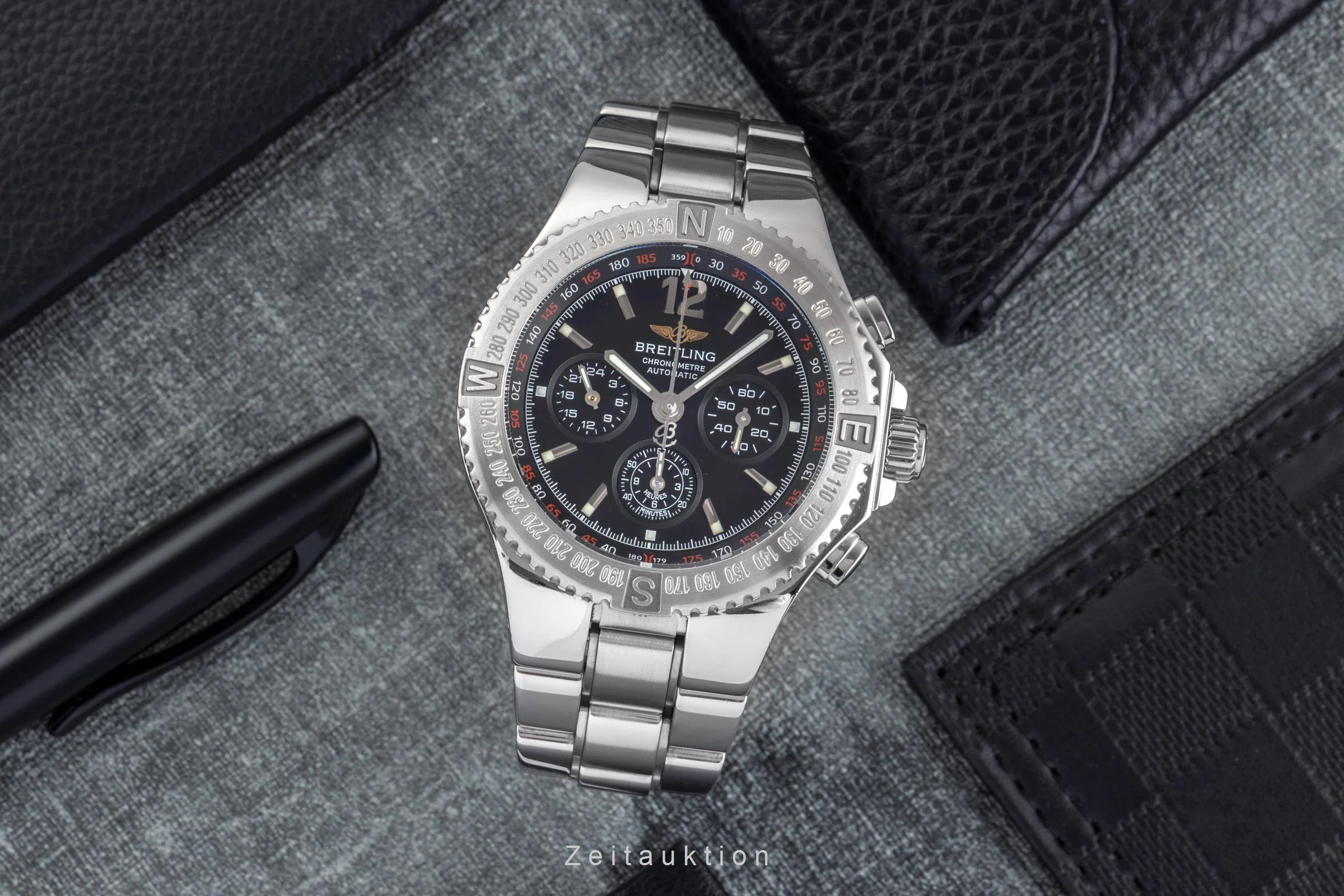 Breitling Hercules chronograph steel automatic men's watch A39362  [2501423] - Image 4