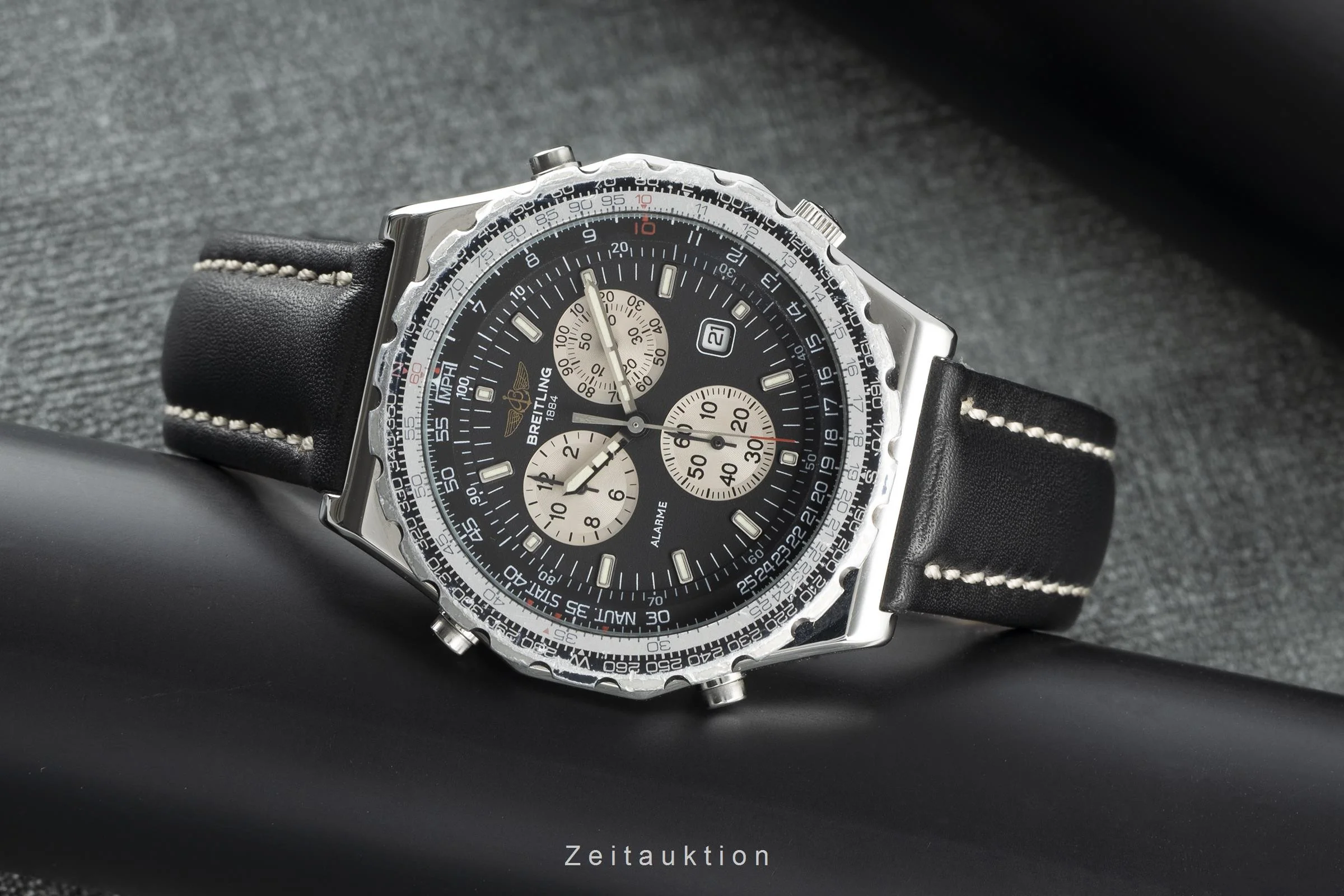 Breitling Jupiter Pilot chronograph steel quartz men's watch A59028  [2111115] - Image 2
