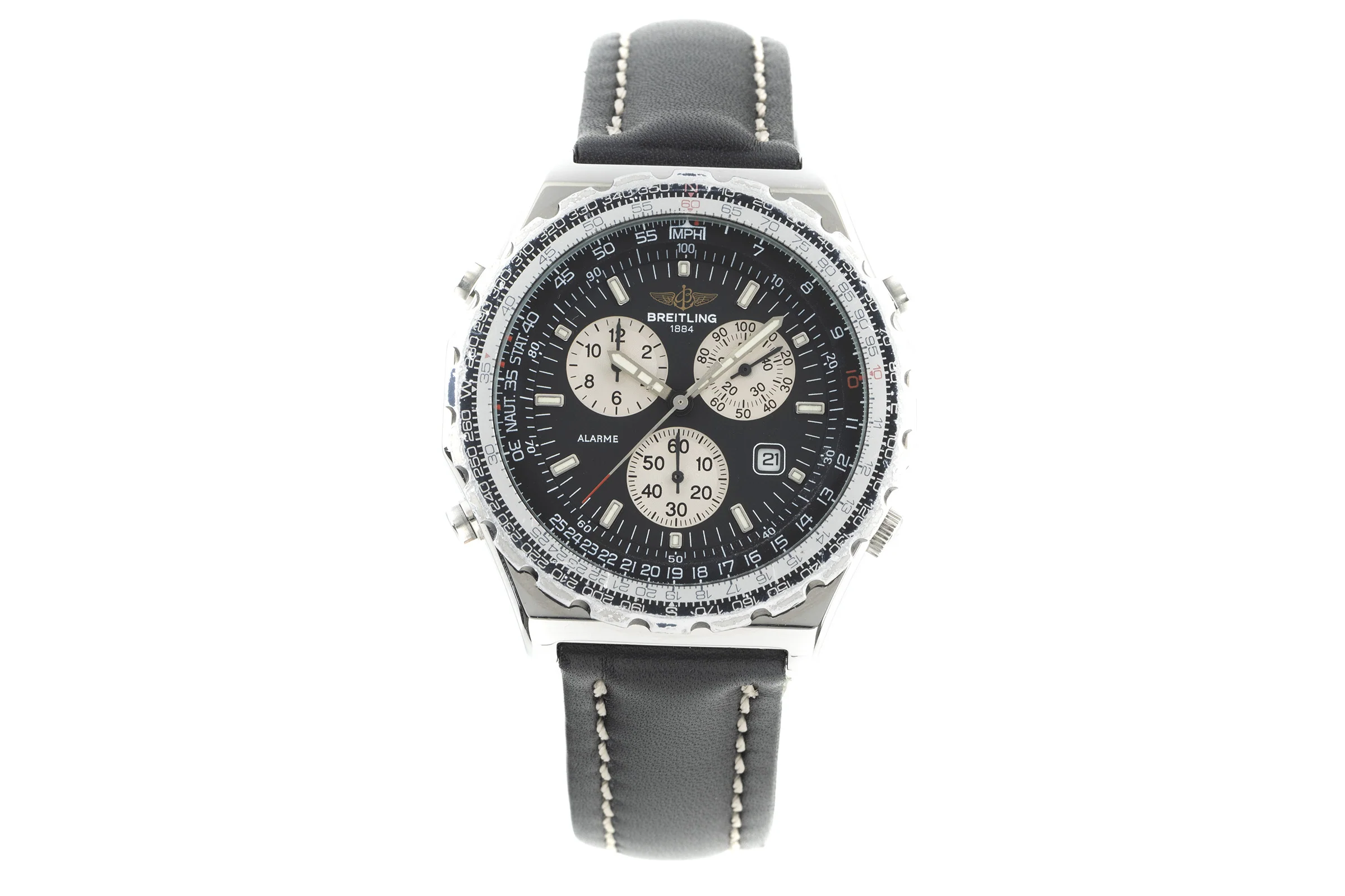 Breitling Jupiter Pilot chronograph steel quartz men's watch A59028  [2111115] - Image 4