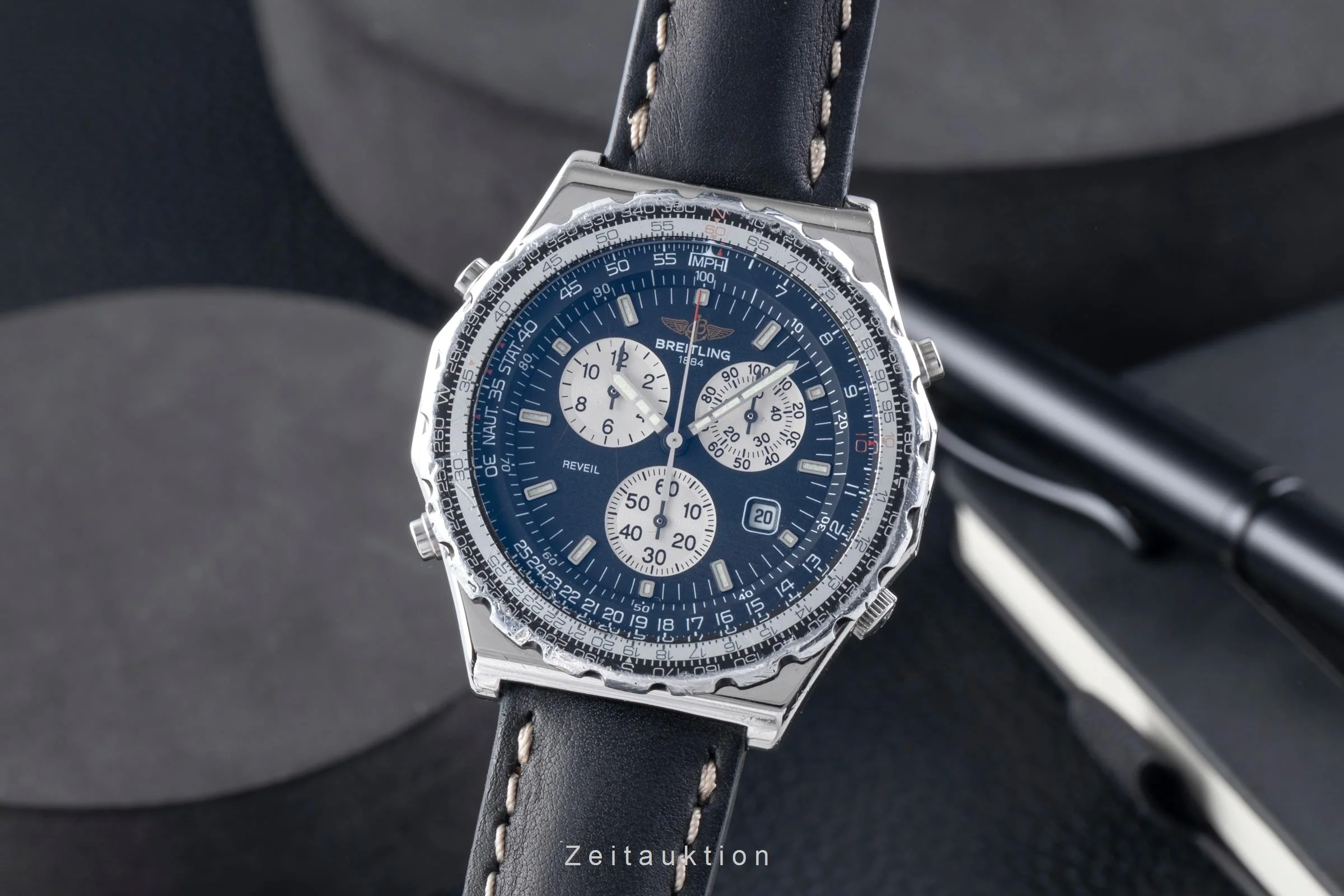 Breitling Jupiter Pilot chronograph steel quartz men's watch A59028  [2507403] - Image 2