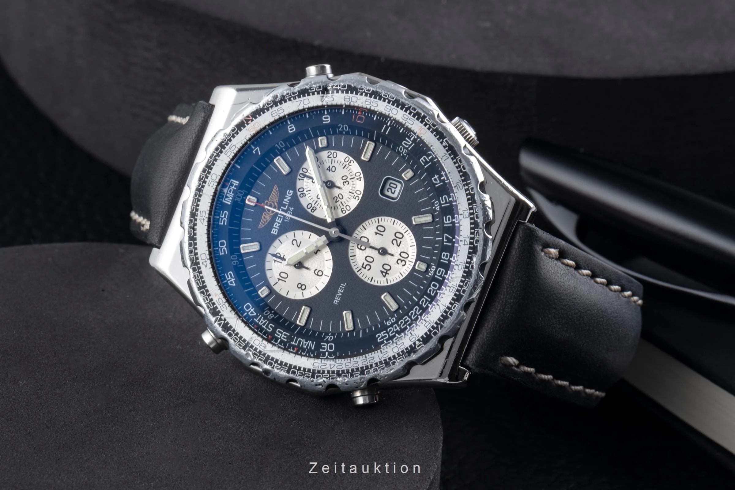 Breitling Jupiter Pilot chronograph steel quartz men's watch A59028  [2507403] - Image 3