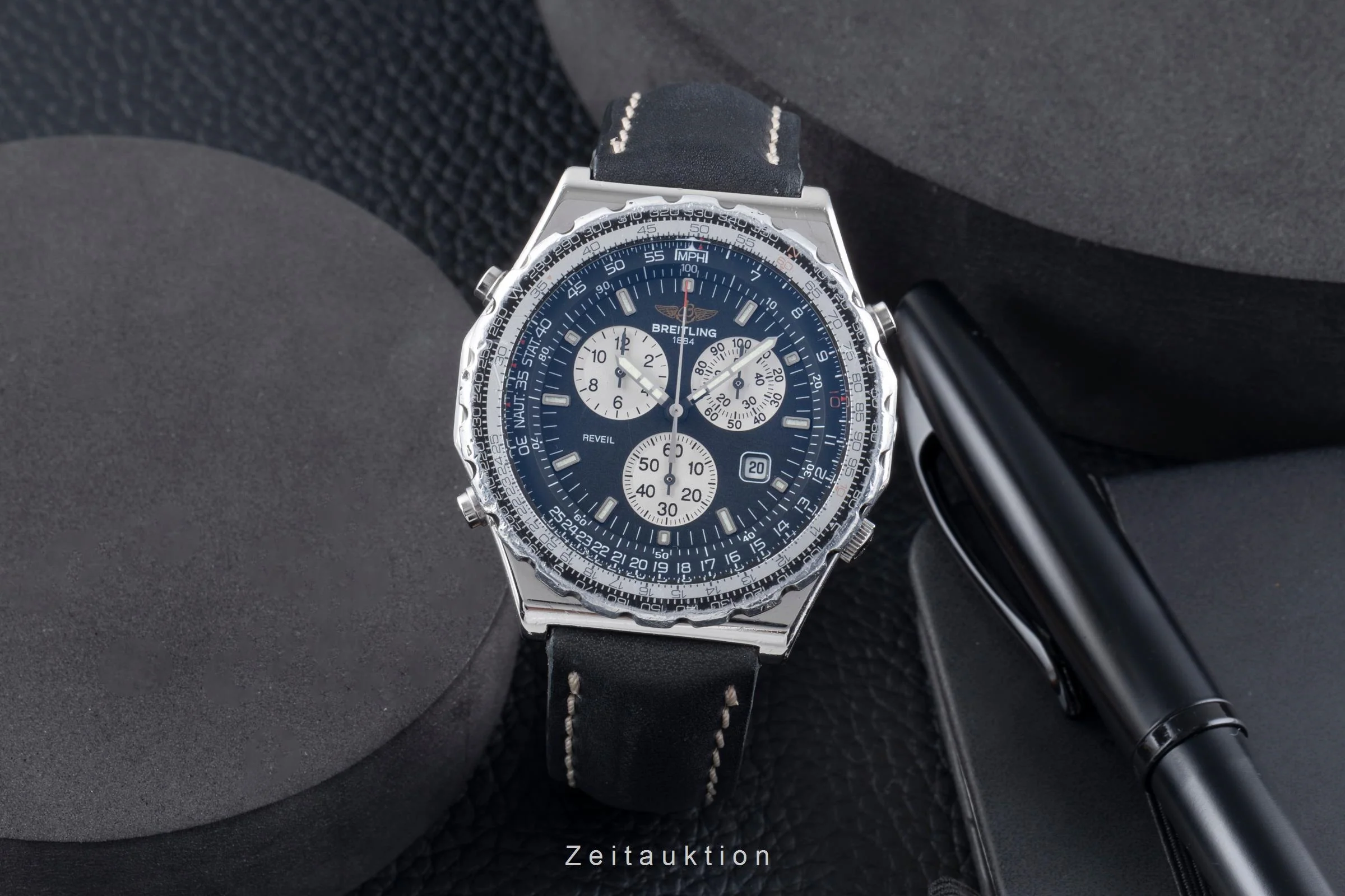 Breitling Jupiter Pilot chronograph steel quartz men's watch A59028  [2507403] - Image 4