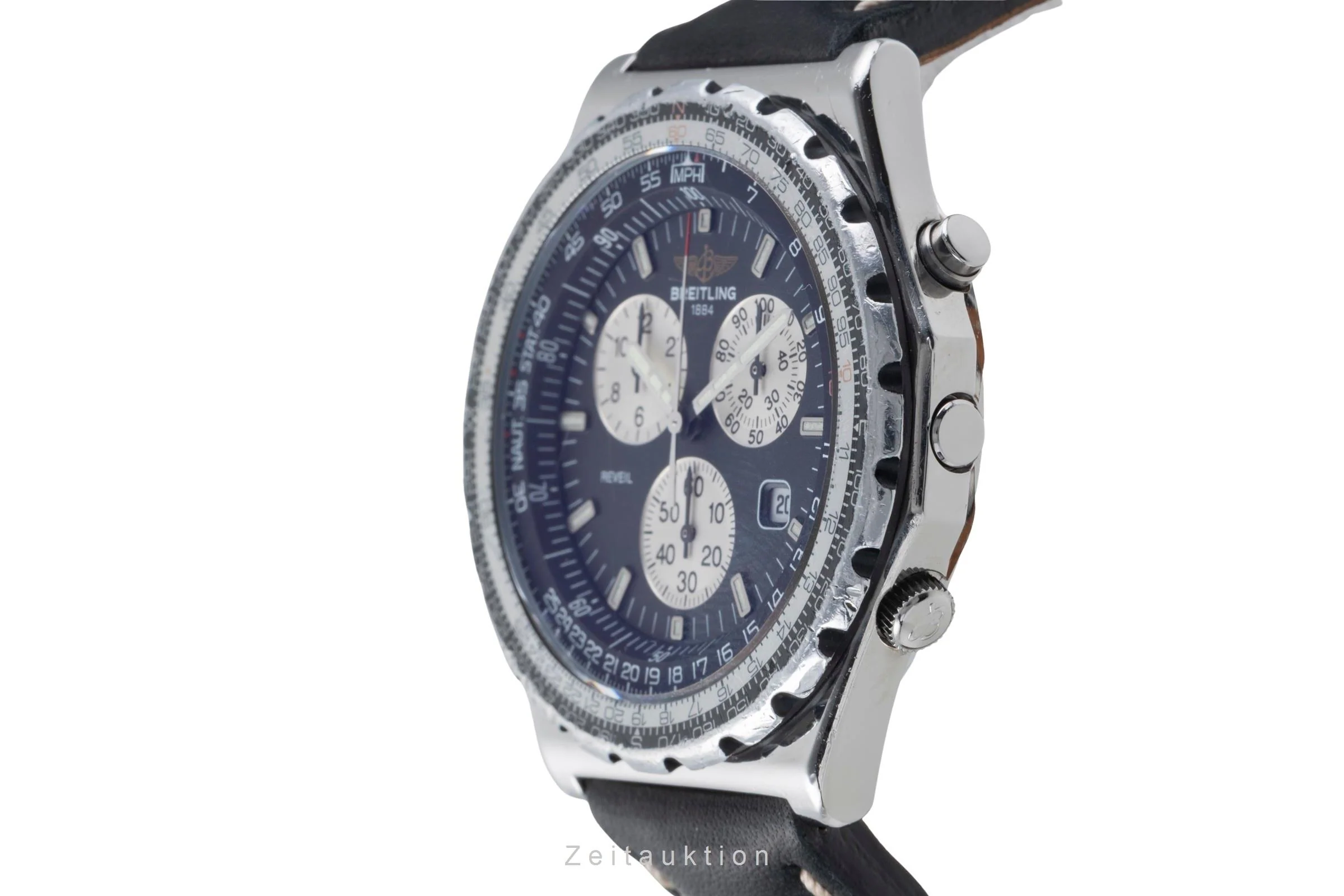 Breitling Jupiter Pilot chronograph steel quartz men's watch A59028  [2507403] - Image 7