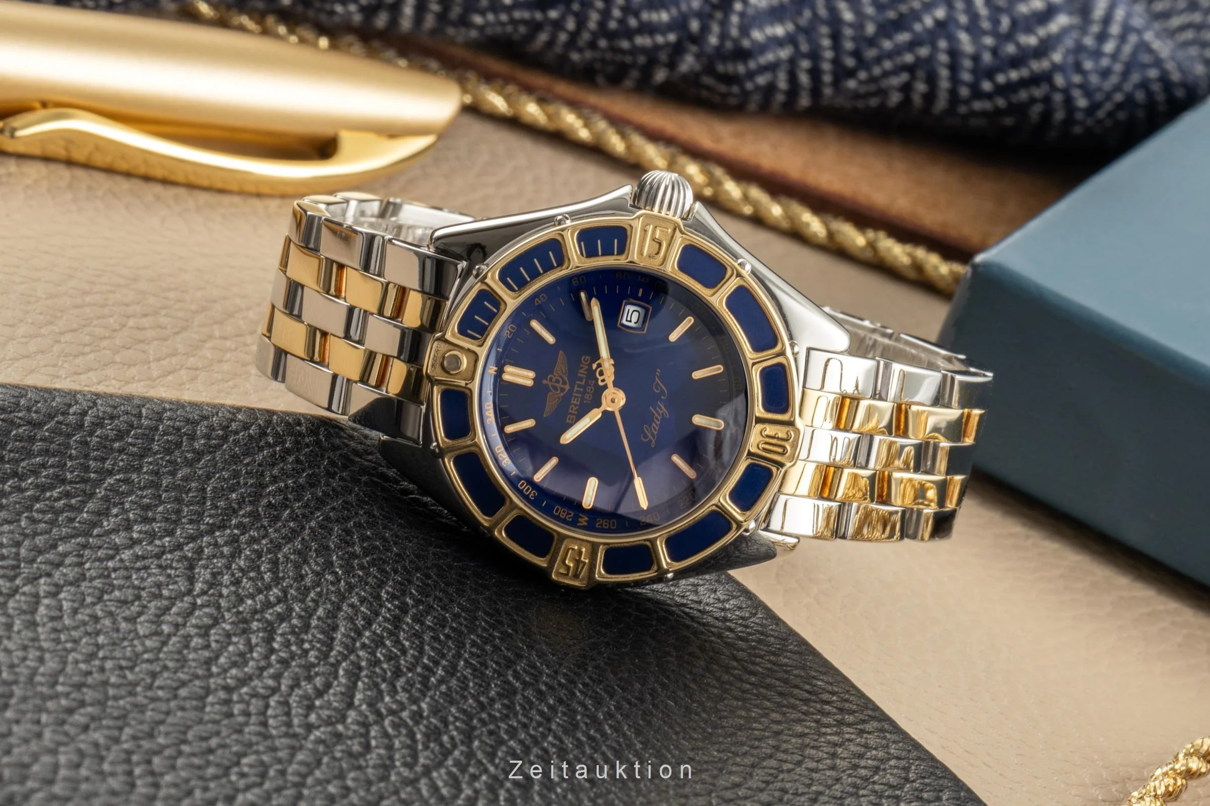 Breitling Lady J steel / gold quartz women's watch D52065  [2400412] - Image 2
