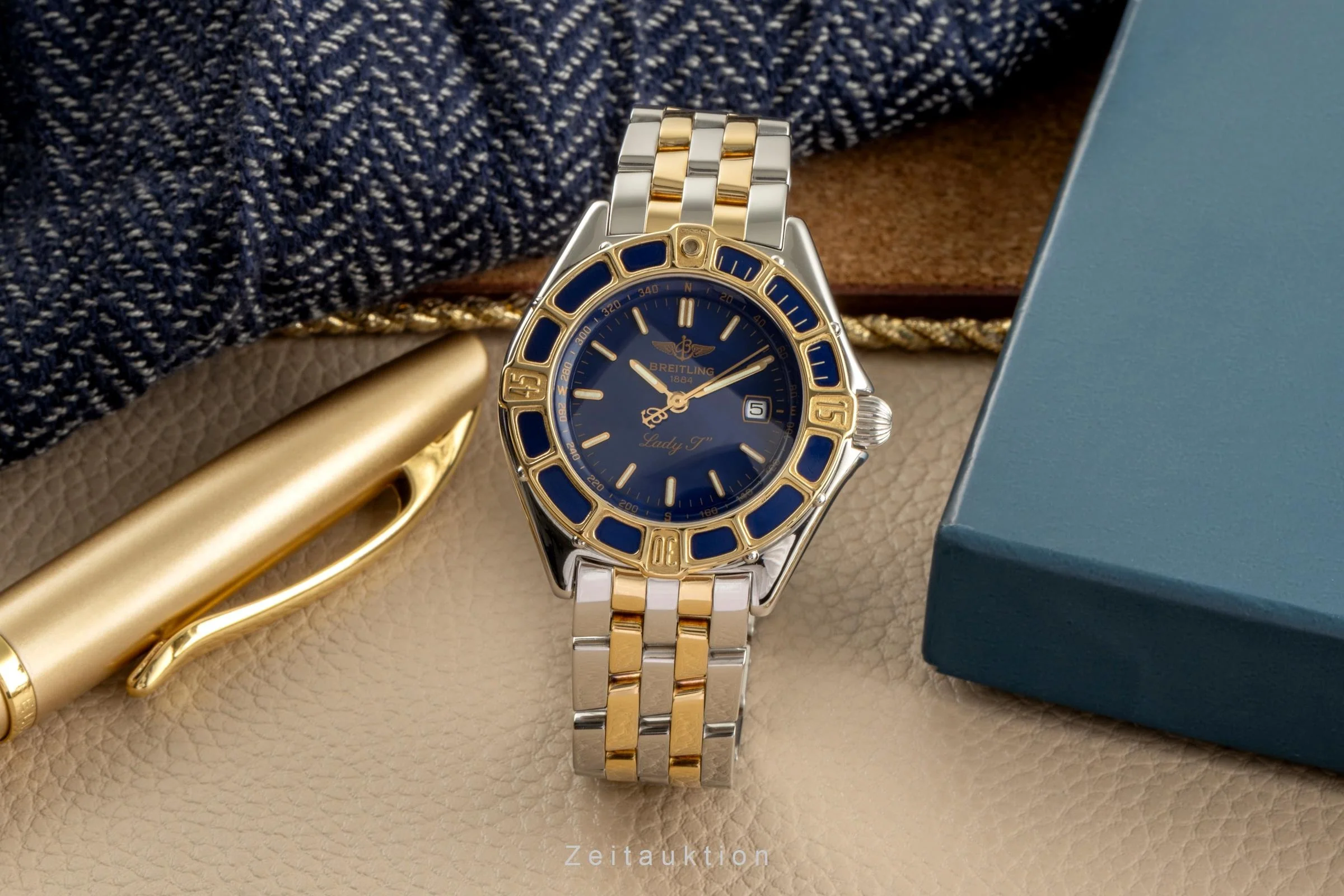 Breitling Lady J steel / gold quartz women's watch D52065  [2400412] - Image 3