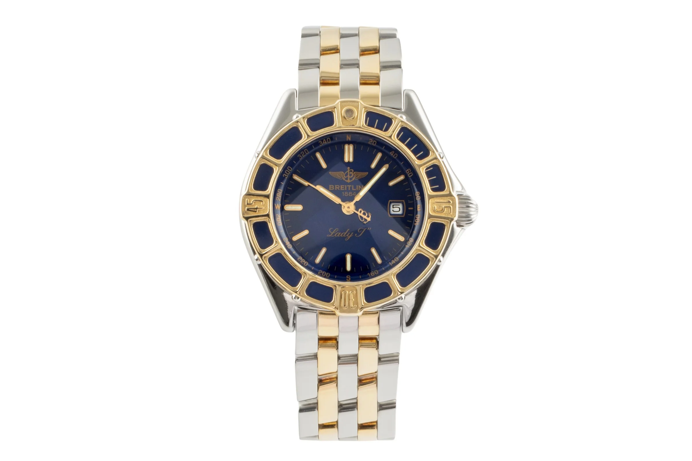 Breitling Lady J steel / gold quartz women's watch D52065  [2400412] - Image 4