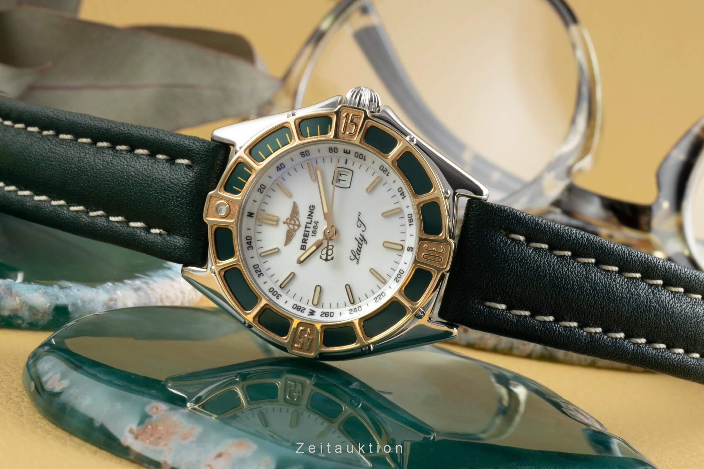 Breitling Lady J steel / gold quartz women's watch D52065  [2402386] - Image 2