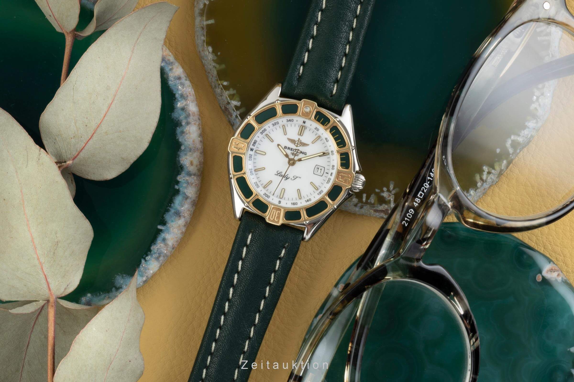 Breitling Lady J steel / gold quartz women's watch D52065  [2402386] - Image 3