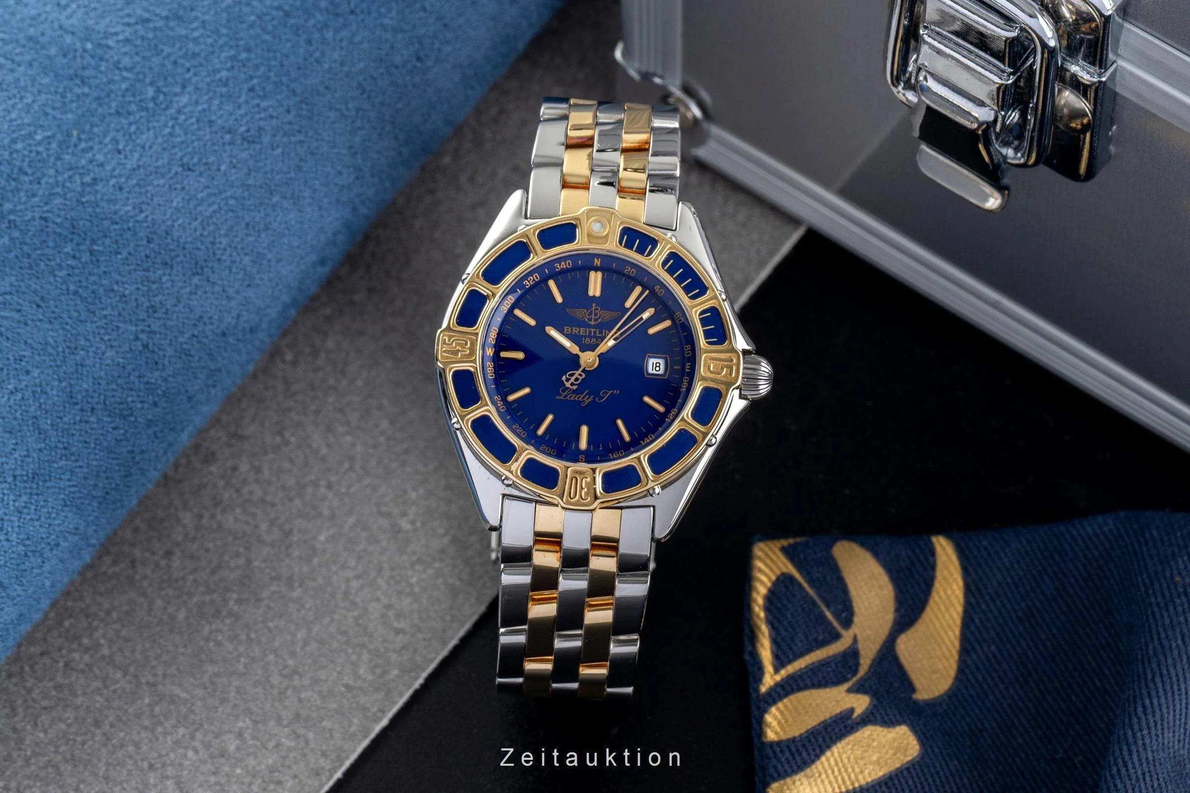 Breitling Lady J steel / gold quartz women's watch D52065  [2502505] - Image 4