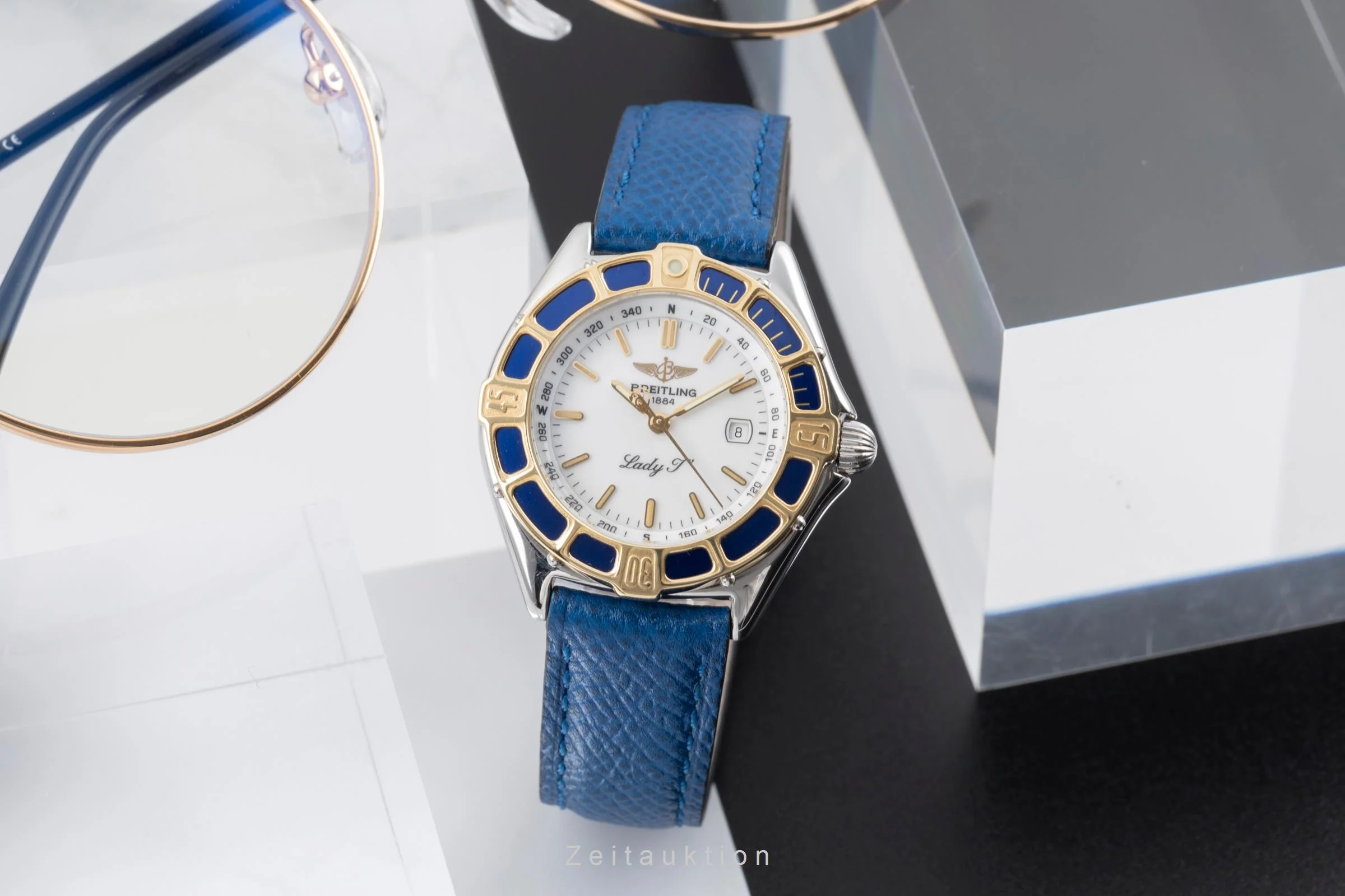 Breitling Lady J steel / gold quartz women's watch D52065  [2505337] - Image 4