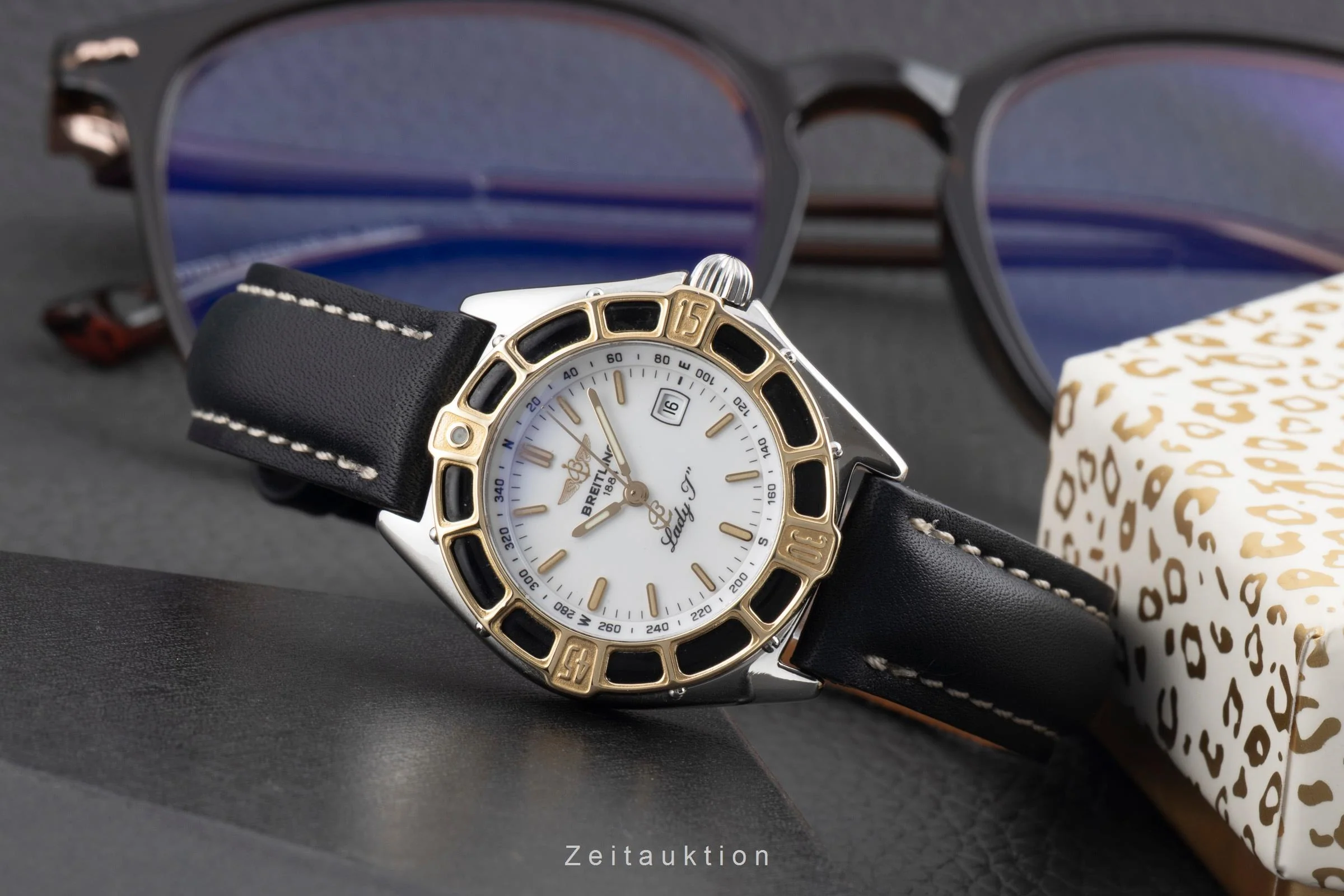 Breitling Lady J steel / gold quartz women's watch D52065  [2600671] - Image 3