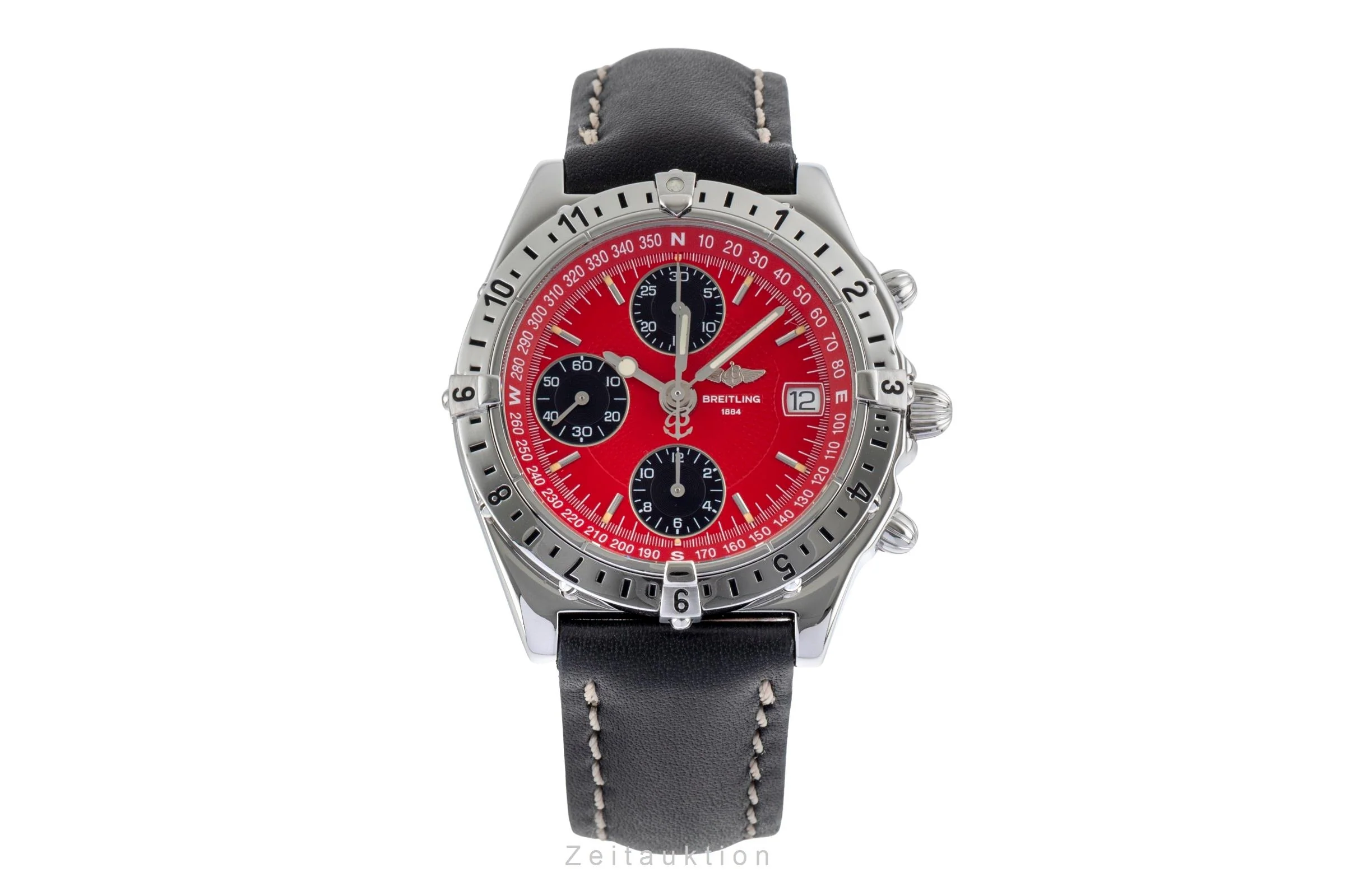Breitling Longitude chronograph steel automatic men's watch A20048  [2503804] - Image 5
