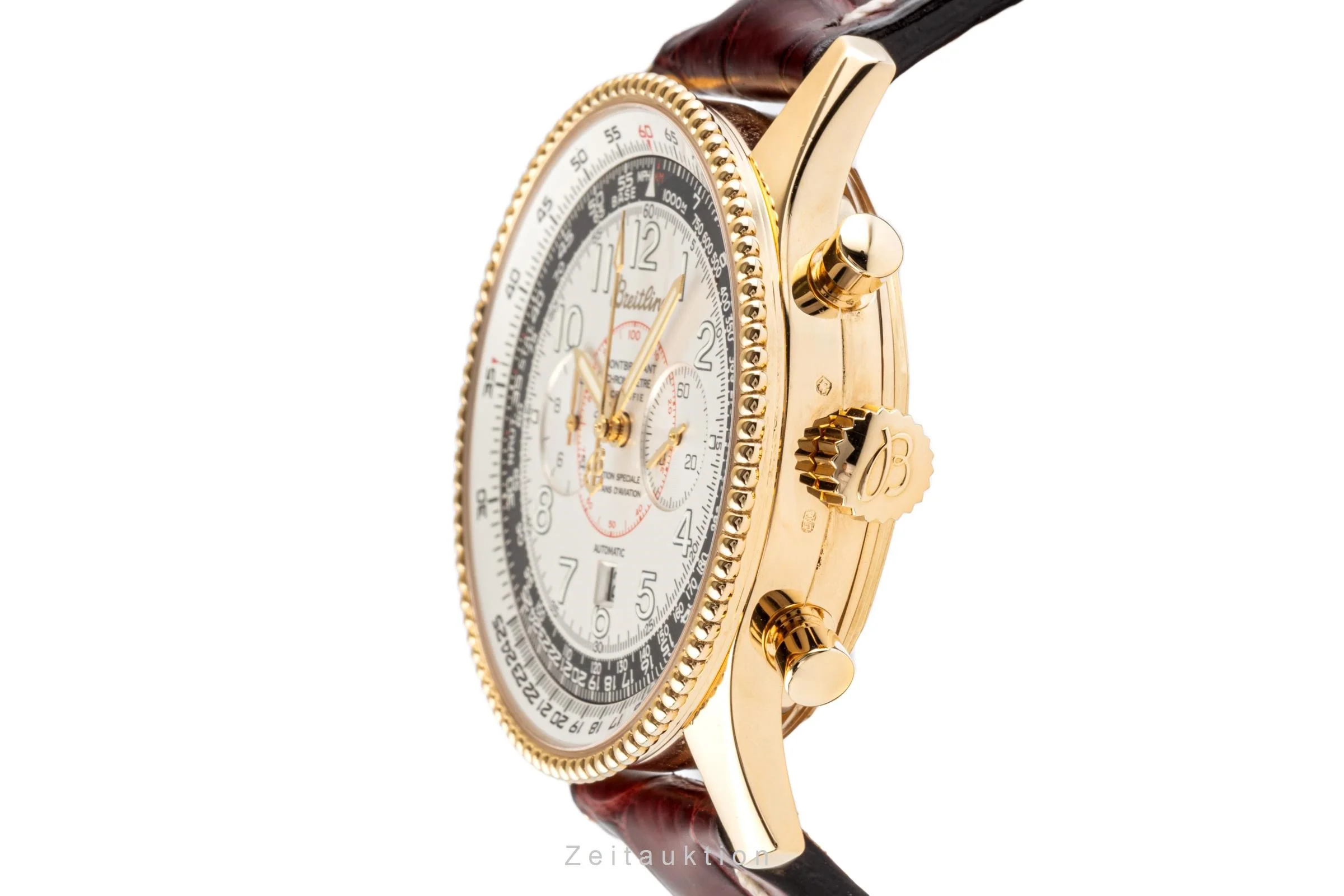 Breitling Montbrillant chronograph 18 ct gold automatic men's watch K35330 Limited  [2205225] - Image 6