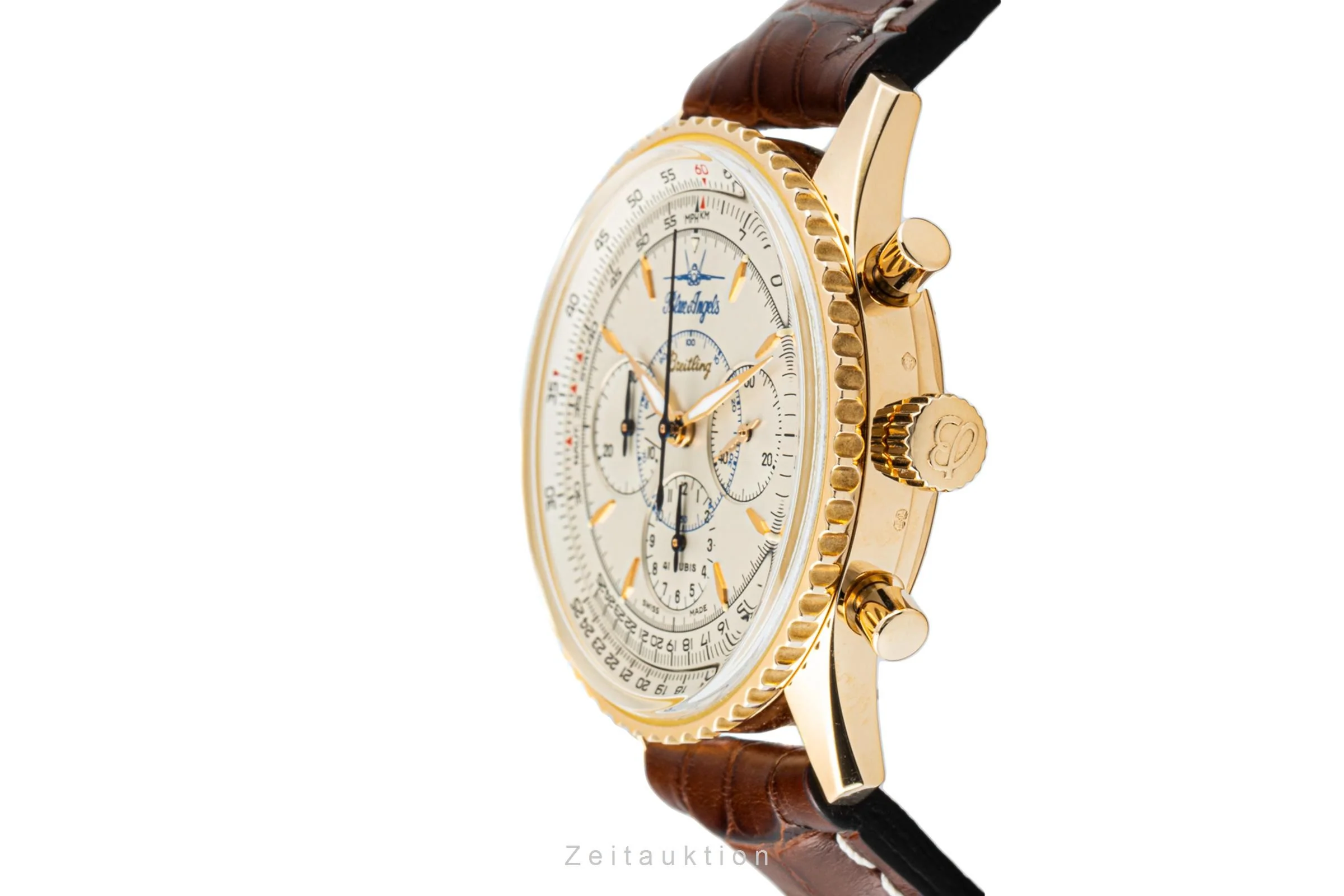 Breitling Montbrillant chronograph 18 ct red gold automatic men's watch H30030.1 Limited  [2204725] - Image 6